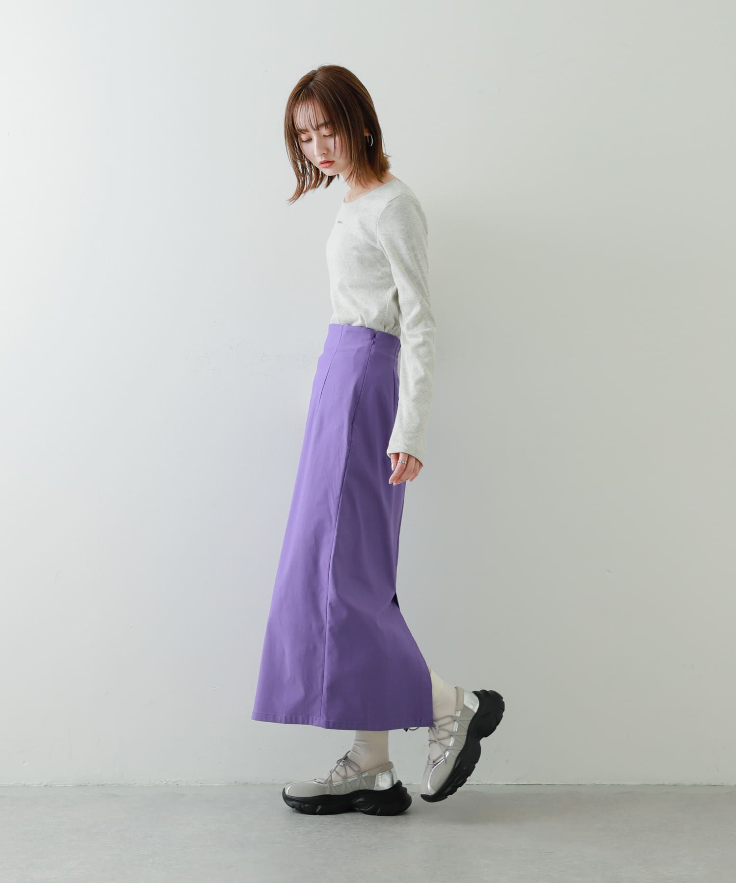 SENSE OF PLACE by URBAN RESEARCH「『WEB/一部店舗限定サイズ』ストレッチサスツキハイウエストスカート」|スカート|