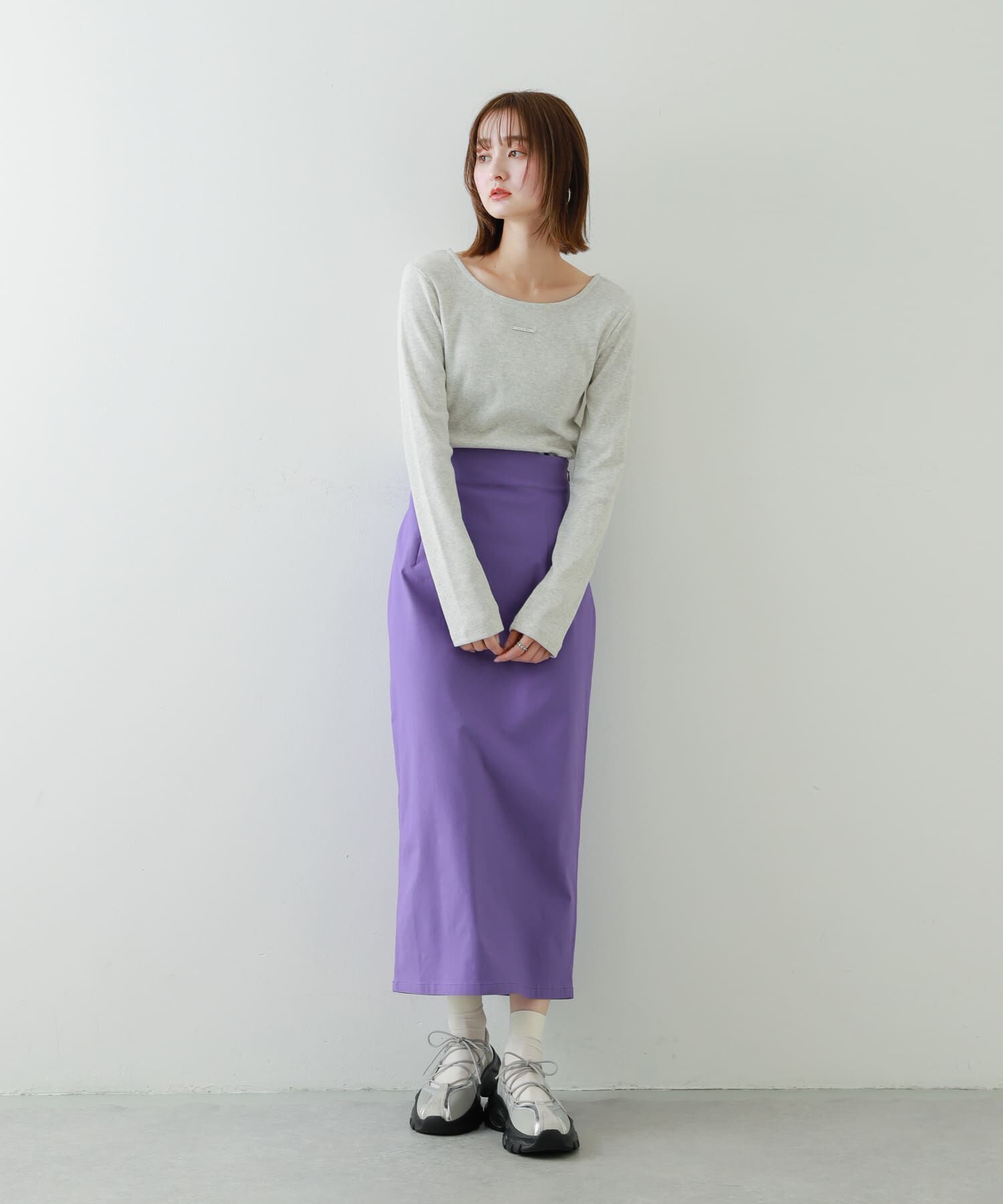 SENSE OF PLACE by URBAN RESEARCH「『WEB/一部店舗限定サイズ』ストレッチサスツキハイウエストスカート」|スカート|