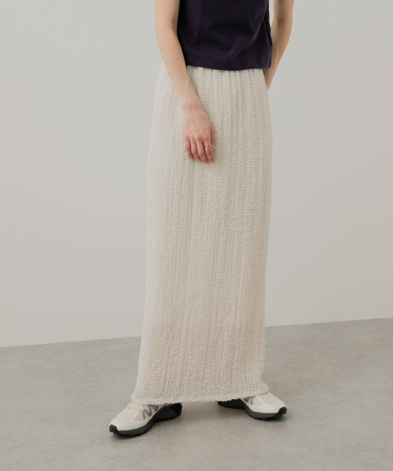 SENSE OF PLACE by URBAN RESEARCH「シアーフクレジャガードスカート」|スカート|