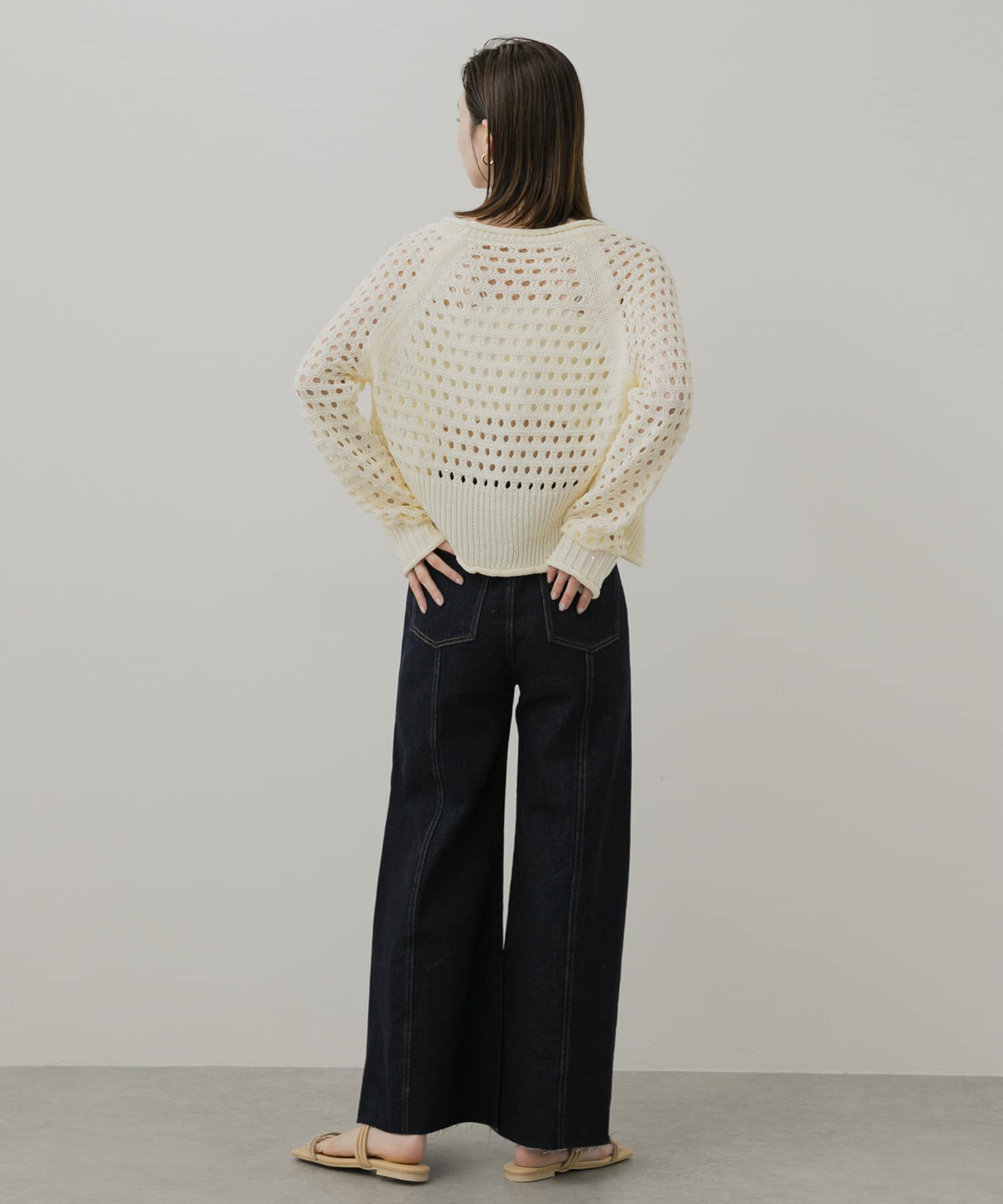 SENSE OF PLACE by URBAN RESEARCH「ラインストーンナローコードサンダル」|サンダル|