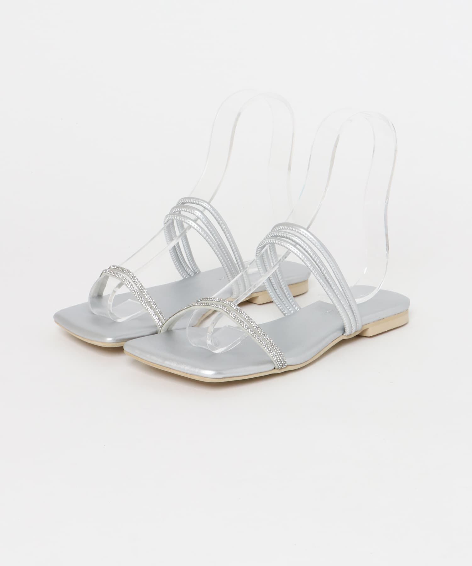 SENSE OF PLACE by URBAN RESEARCH「ラインストーンナローコードサンダル」|サンダル|