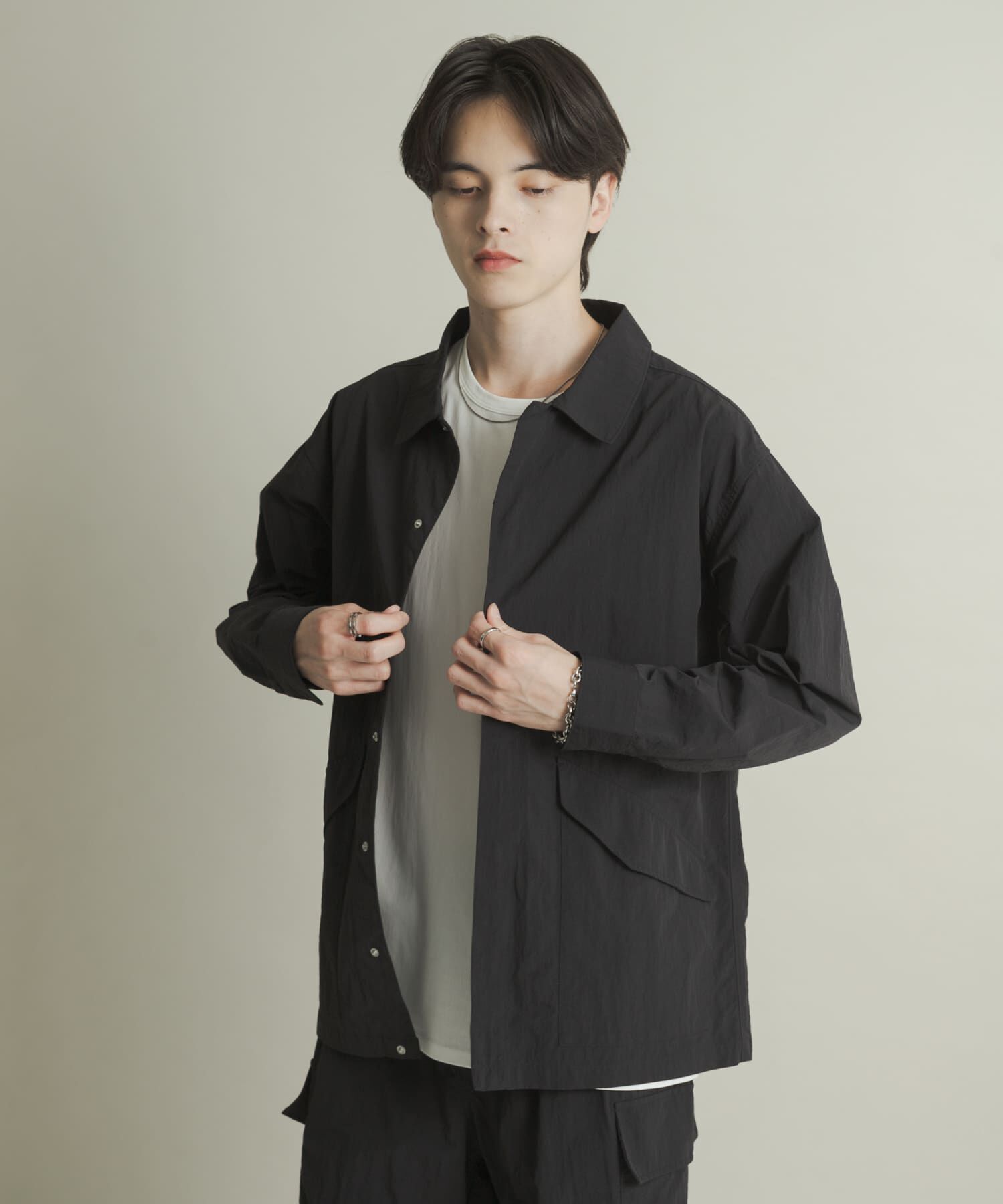 SENSE OF PLACE by URBAN RESEARCH「ユーティリティーロングスリーブシャツジャケット」|その他|