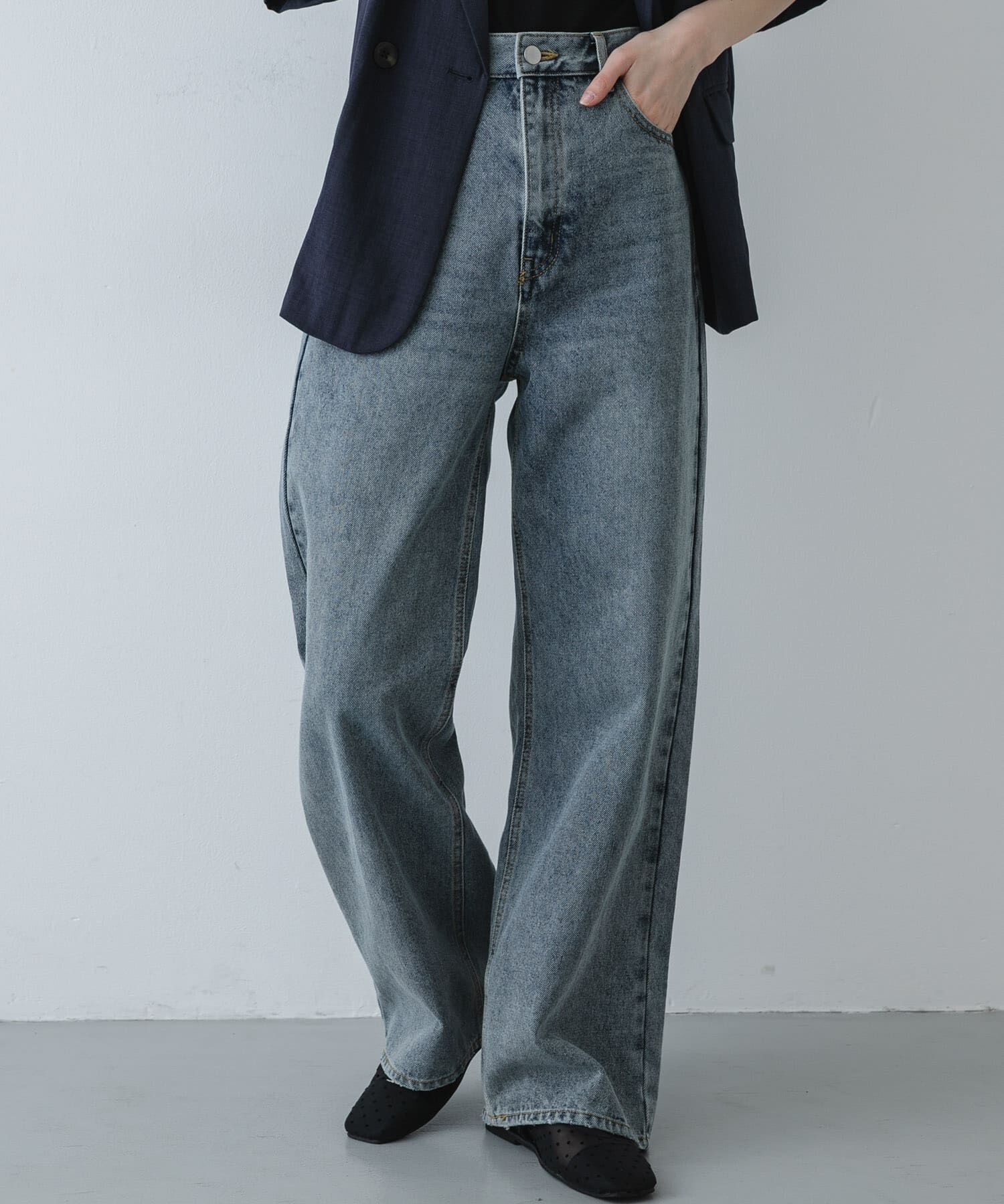 SENSE OF PLACE by URBAN RESEARCH「ストレートレッグデニム」|デニム|インディゴブルー