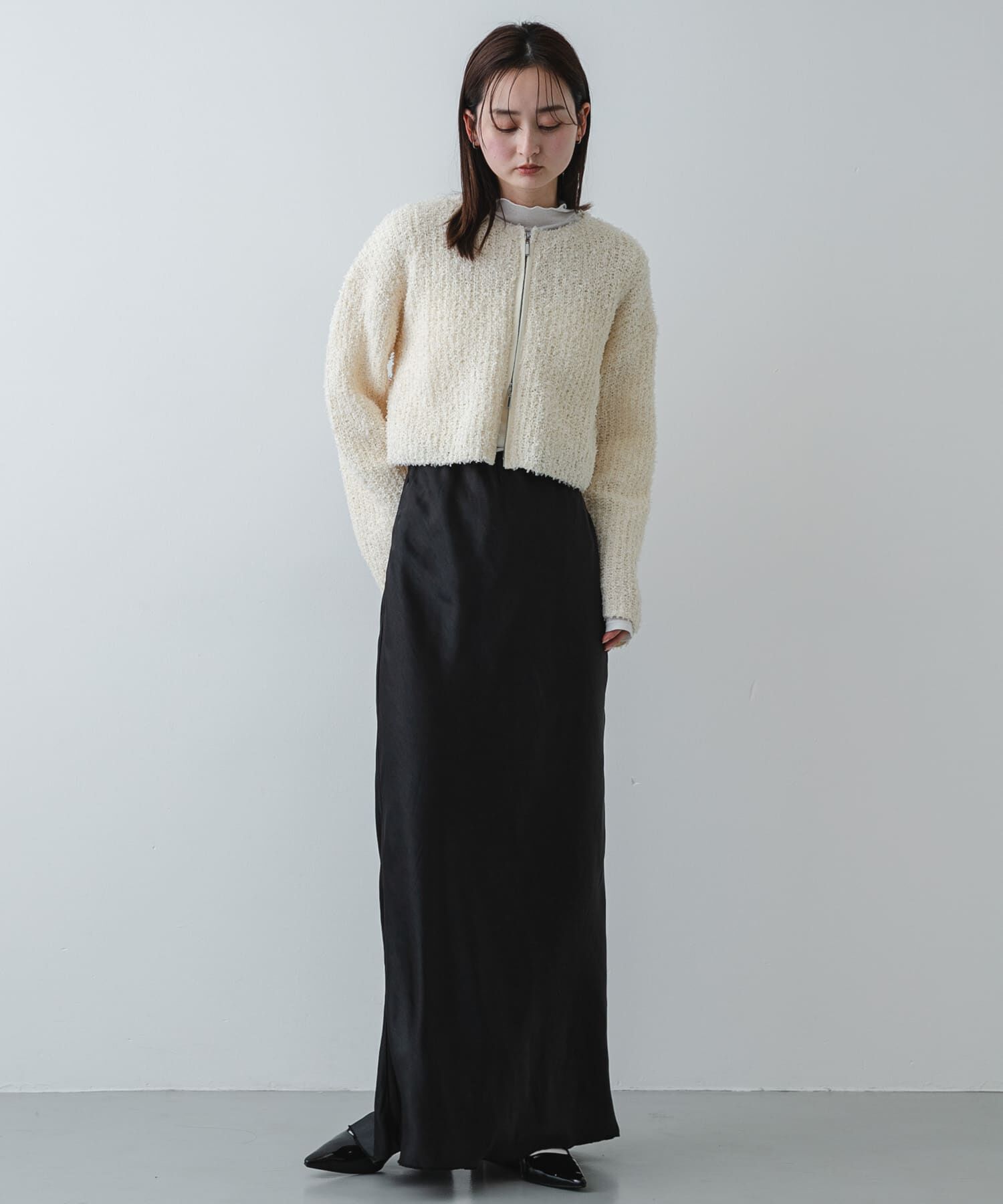 SENSE OF PLACE by URBAN RESEARCH「『洗濯可』コードテープヤーンカーディガン」|カーディガン|