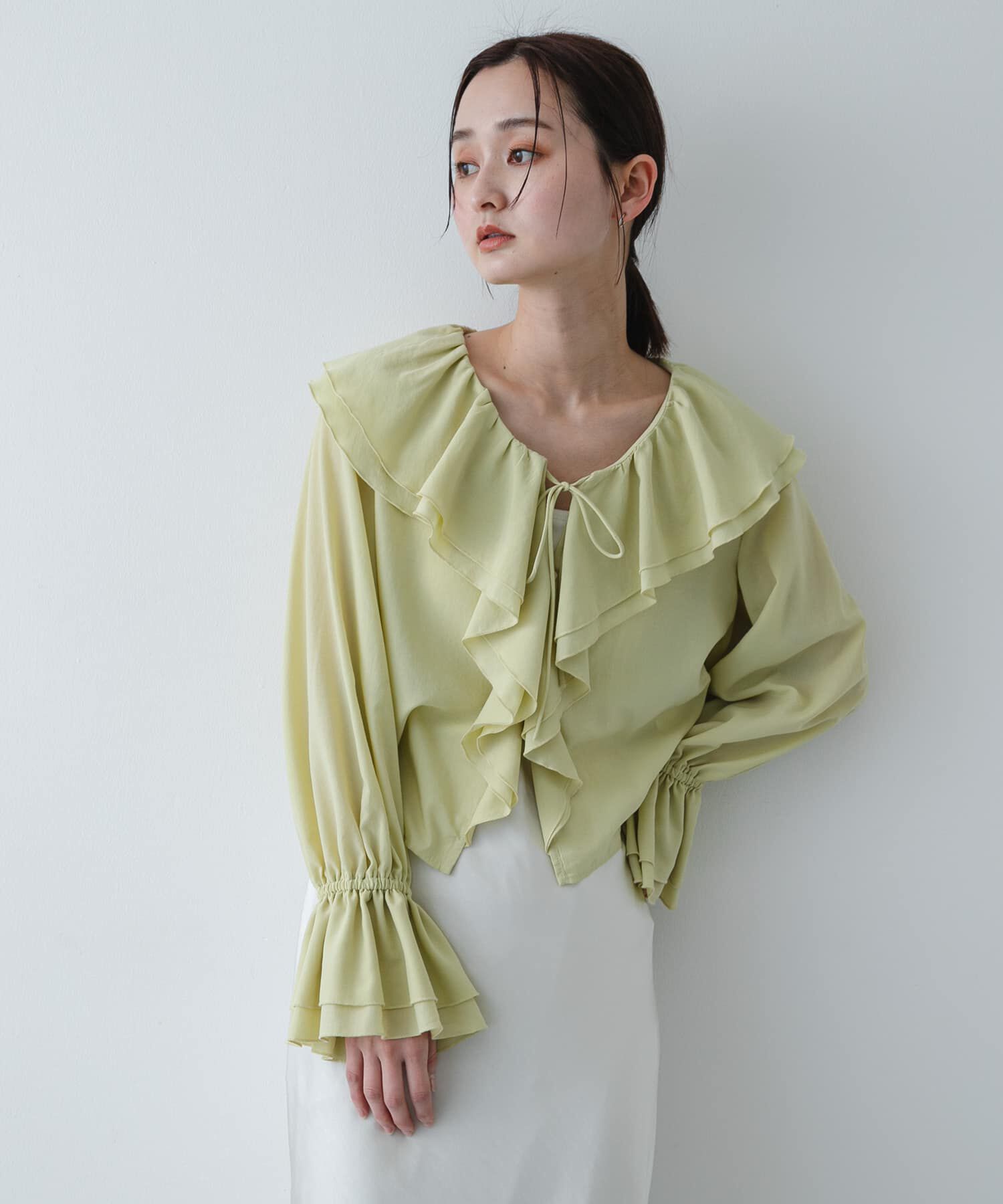 SENSE OF PLACE by URBAN RESEARCH「ラッフルブラウス」|シャツ・ブラウス|