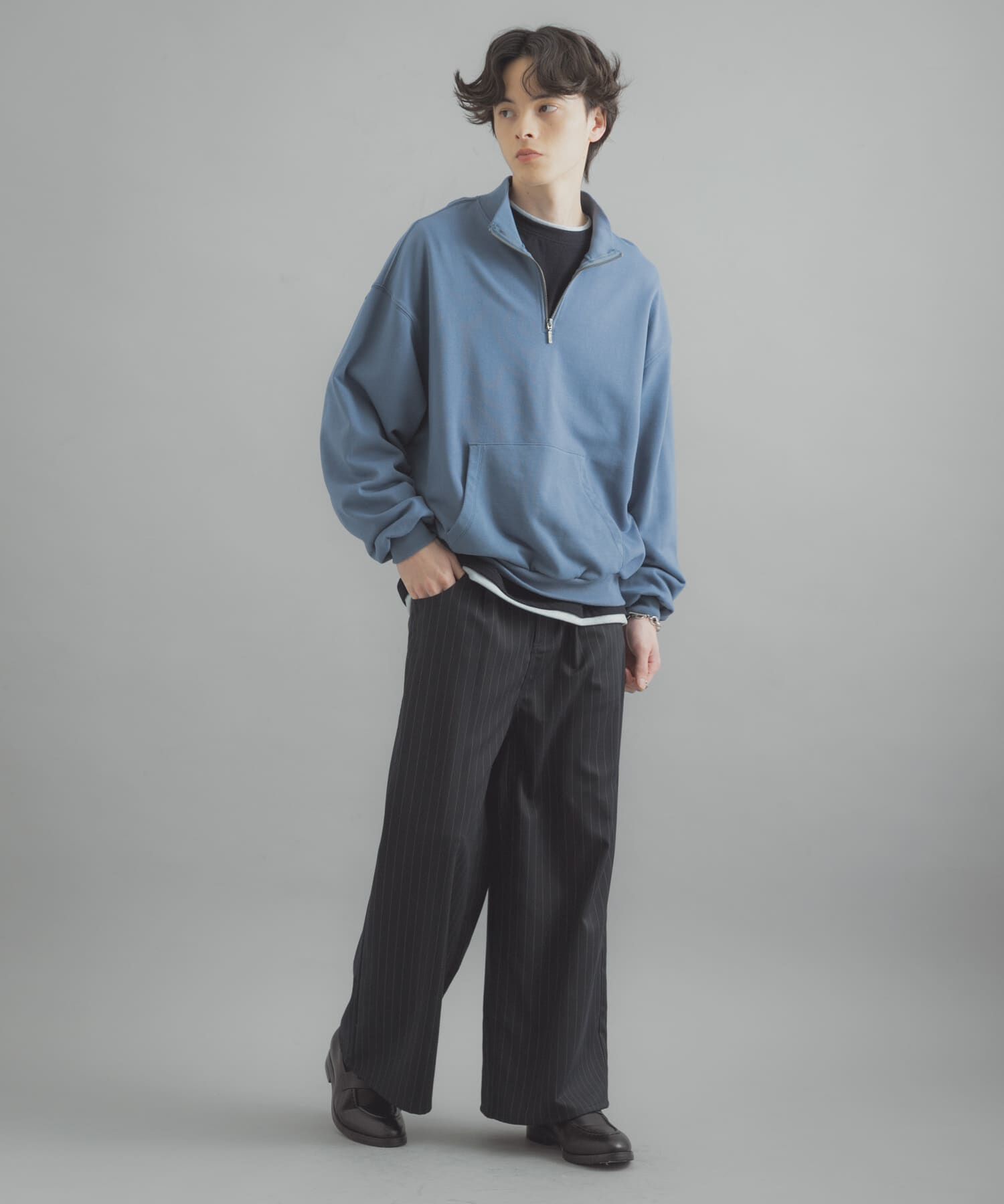 SENSE OF PLACE by URBAN RESEARCH「『洗濯可/撥水/防花粉』SKINProofハーフジップスウェット」|スウェット・ジャージ|