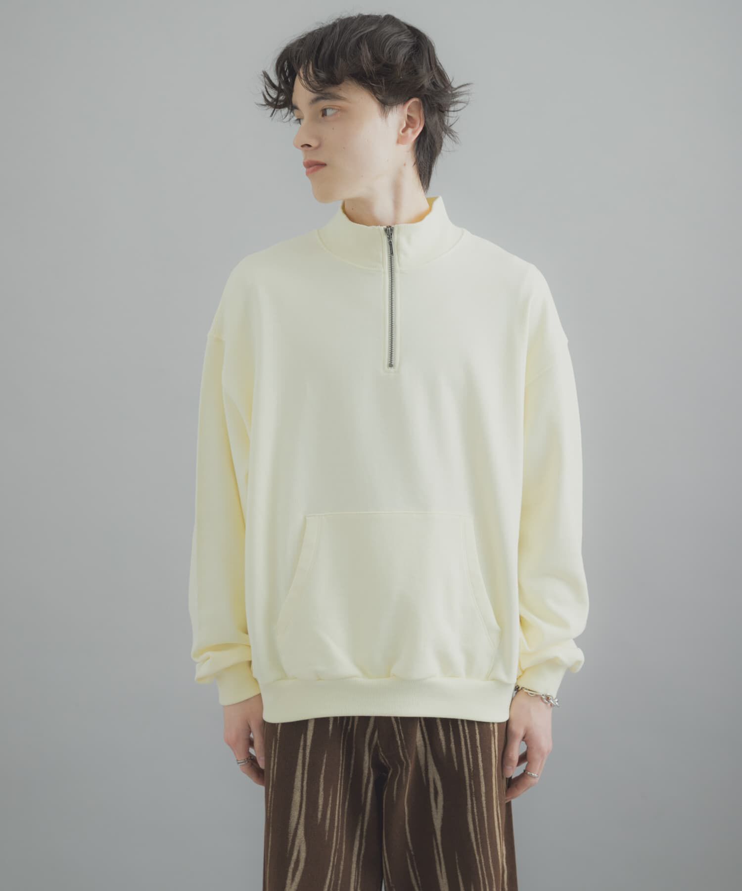 SENSE OF PLACE by URBAN RESEARCH「『洗濯可/撥水/防花粉』SKINProofハーフジップスウェット」|スウェット・ジャージ|