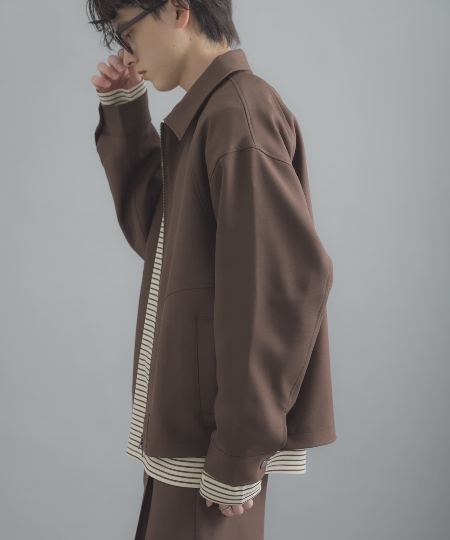 SENSE OF PLACE by URBAN RESEARCH「『撥水/防花粉』SKINProofジップブルゾン」|ブルゾン・スタジャン|