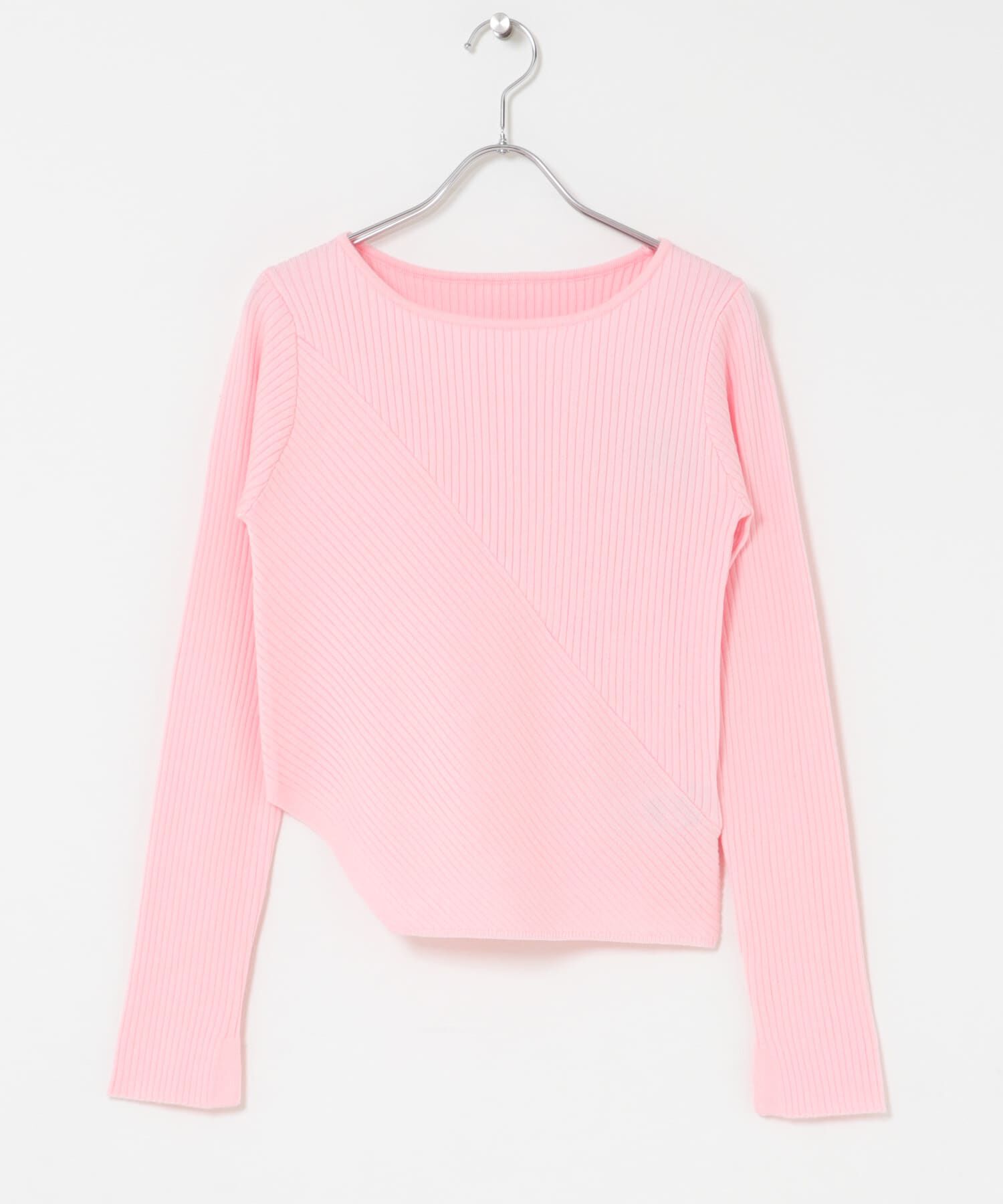 SENSE OF PLACE by URBAN RESEARCH「『洗濯可/防花粉』SKINProofアシメヘムボートネックセーター」|ニット・セーター|