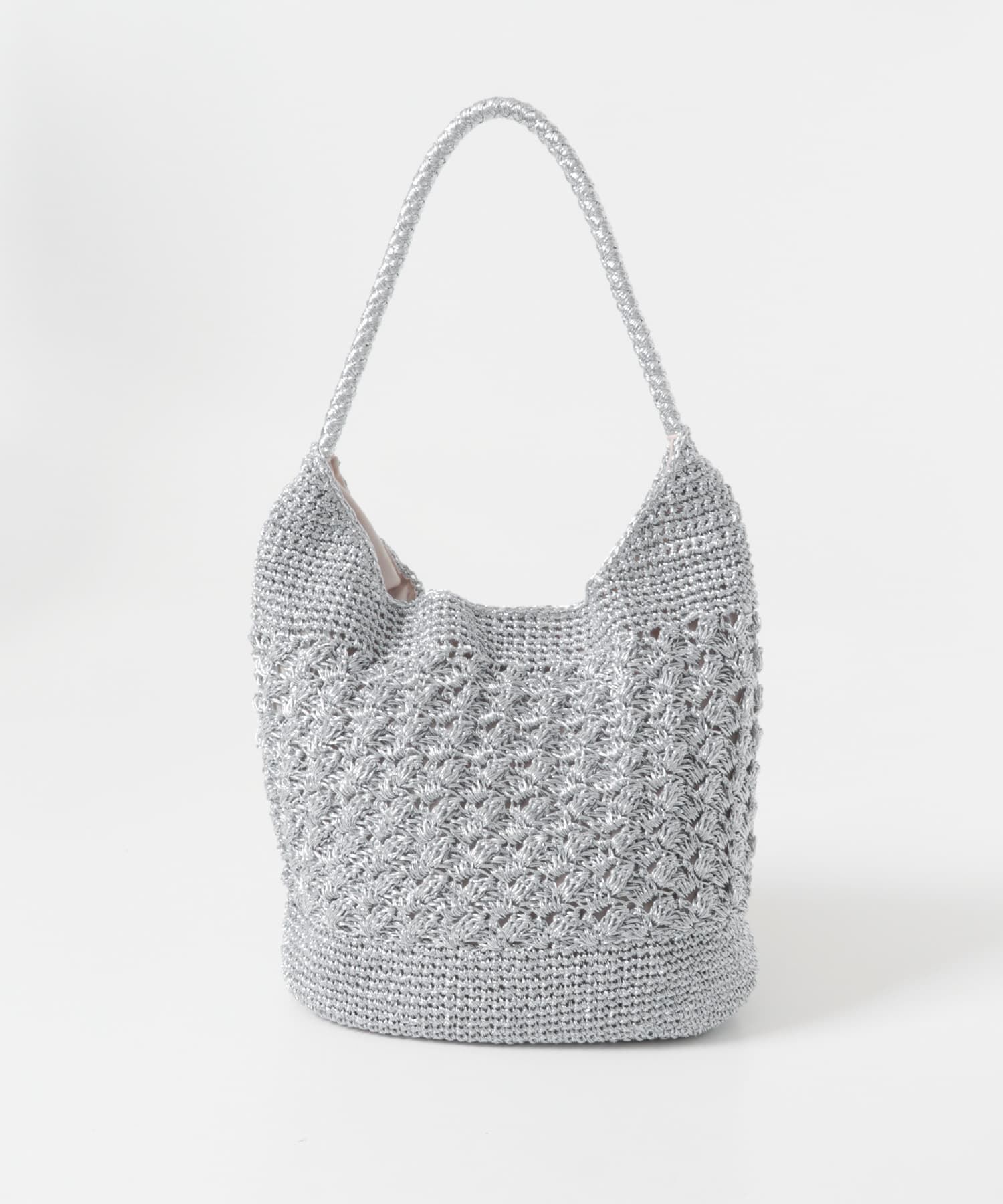 SENSE OF PLACE by URBAN RESEARCH「メタリックヤーンバッグ」|かごバッグ|