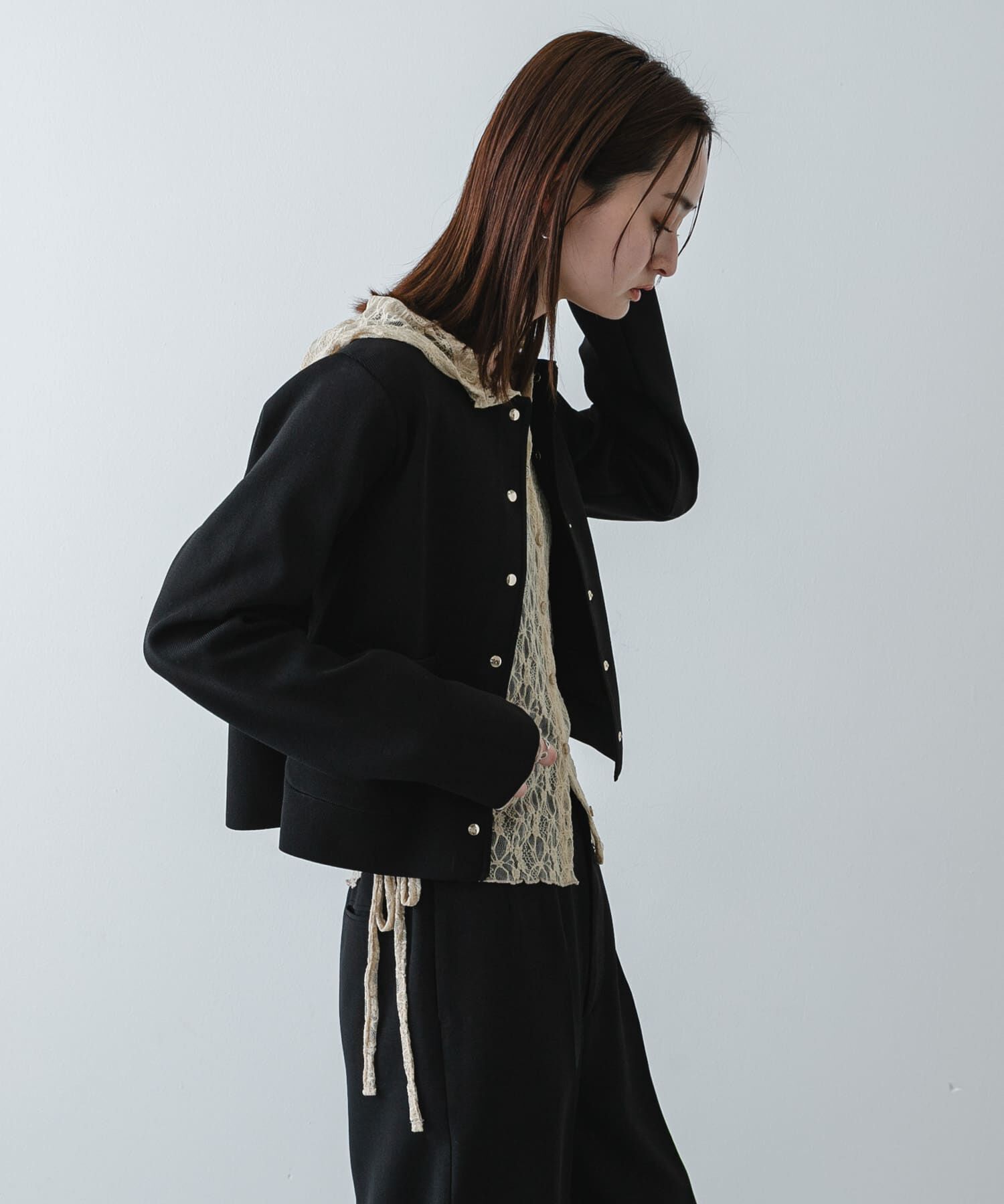 SENSE OF PLACE by URBAN RESEARCH「『洗濯可』コンパクトニットボタンカーディガン」|ニット・セーター|