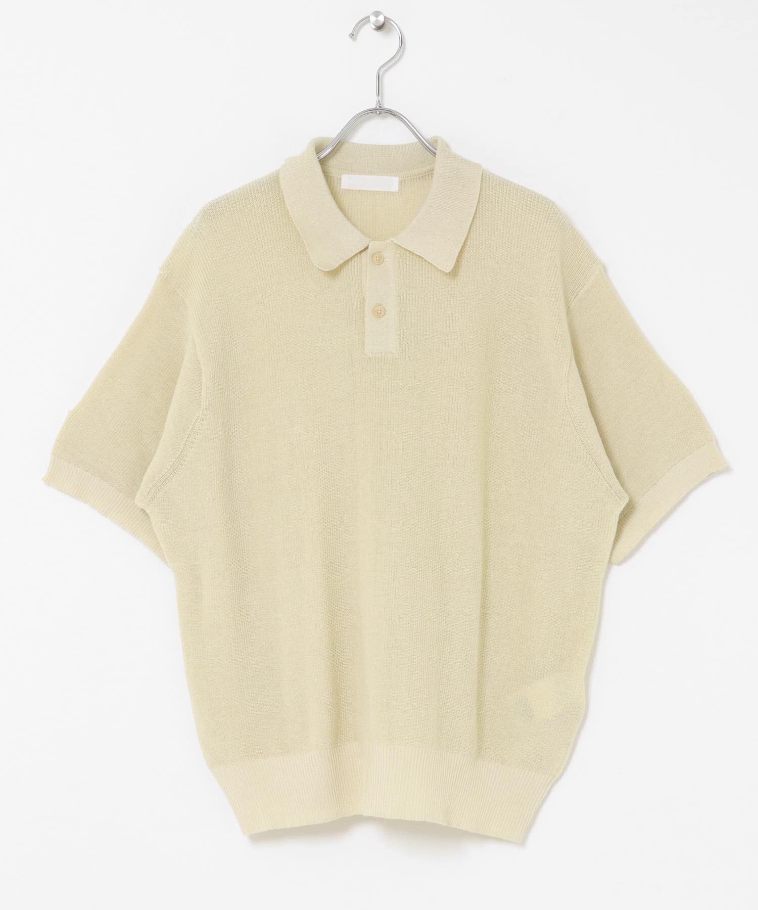 SENSE OF PLACE by URBAN RESEARCH「『洗濯可』エアリーメランジニットポロシャツ」|ニット・セーター|