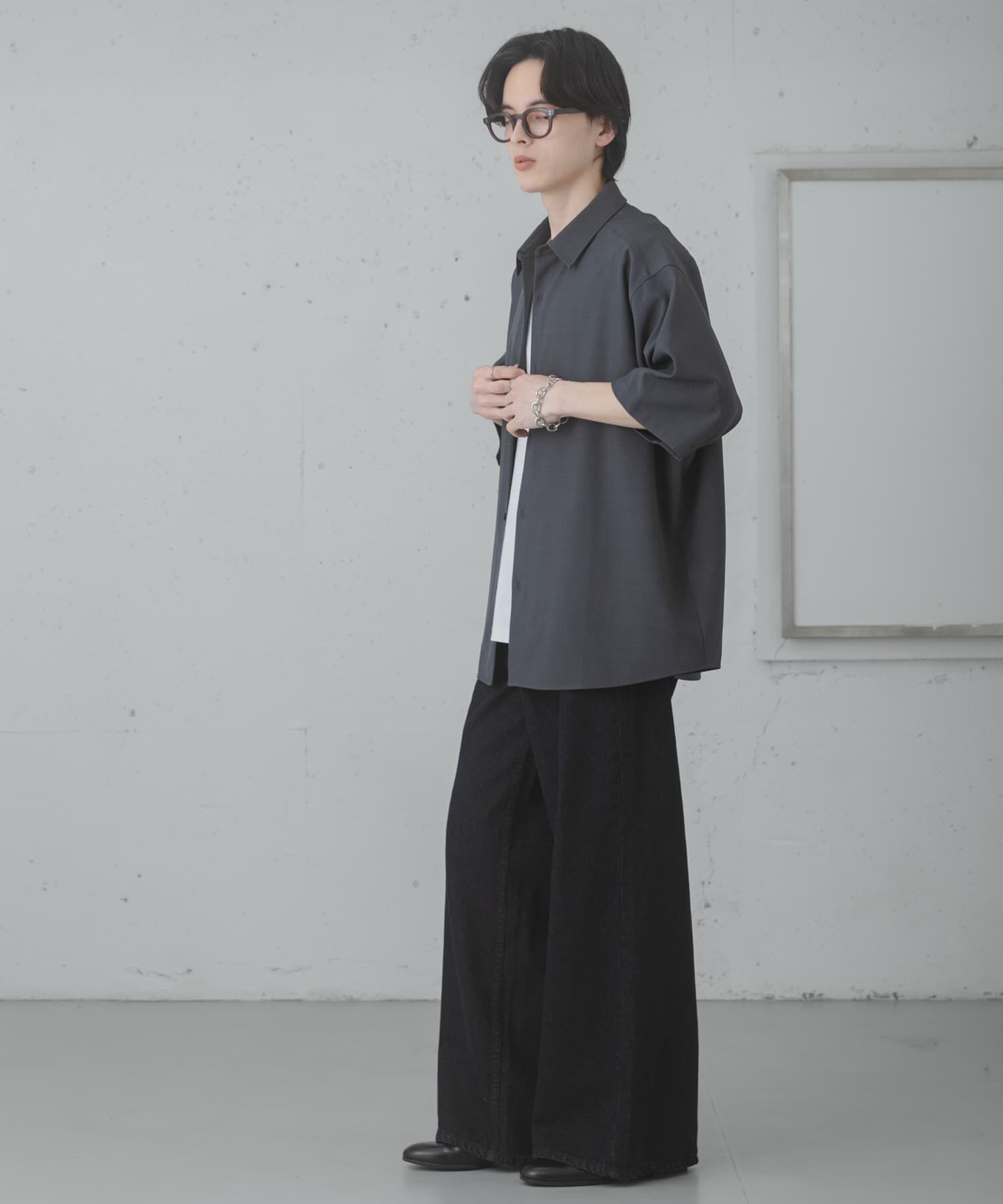 SENSE OF PLACE by URBAN RESEARCH「エクストラルーズショートスリーブシャツ」|シャツ・ブラウス|