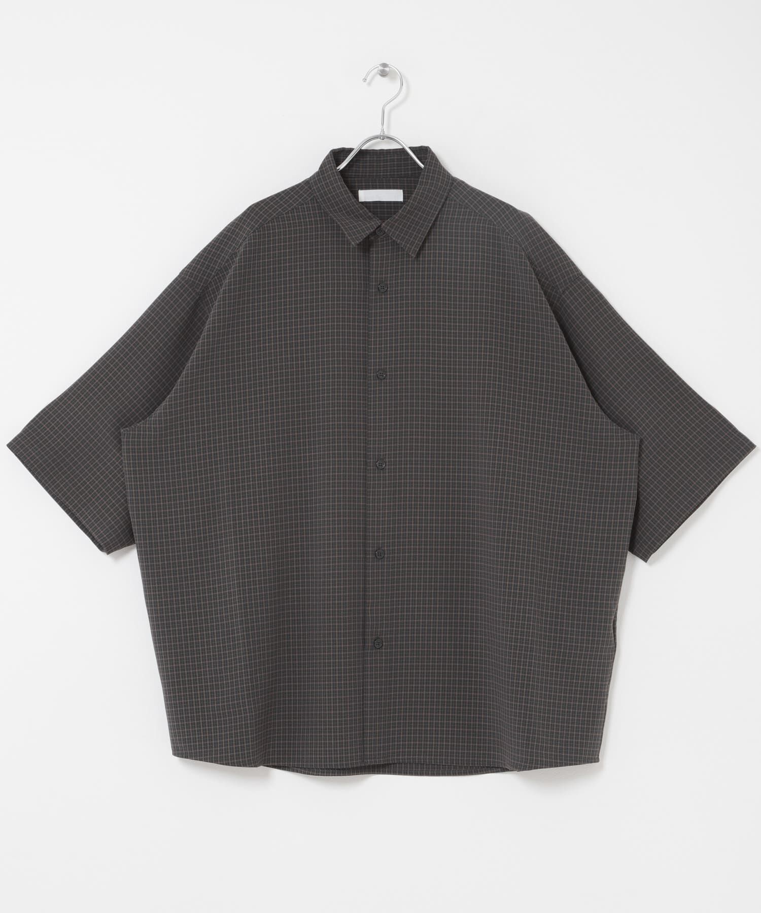 SENSE OF PLACE by URBAN RESEARCH「マイクロチェックエクストラルーズショートスリーブシャツ」|シャツ・ブラウス|