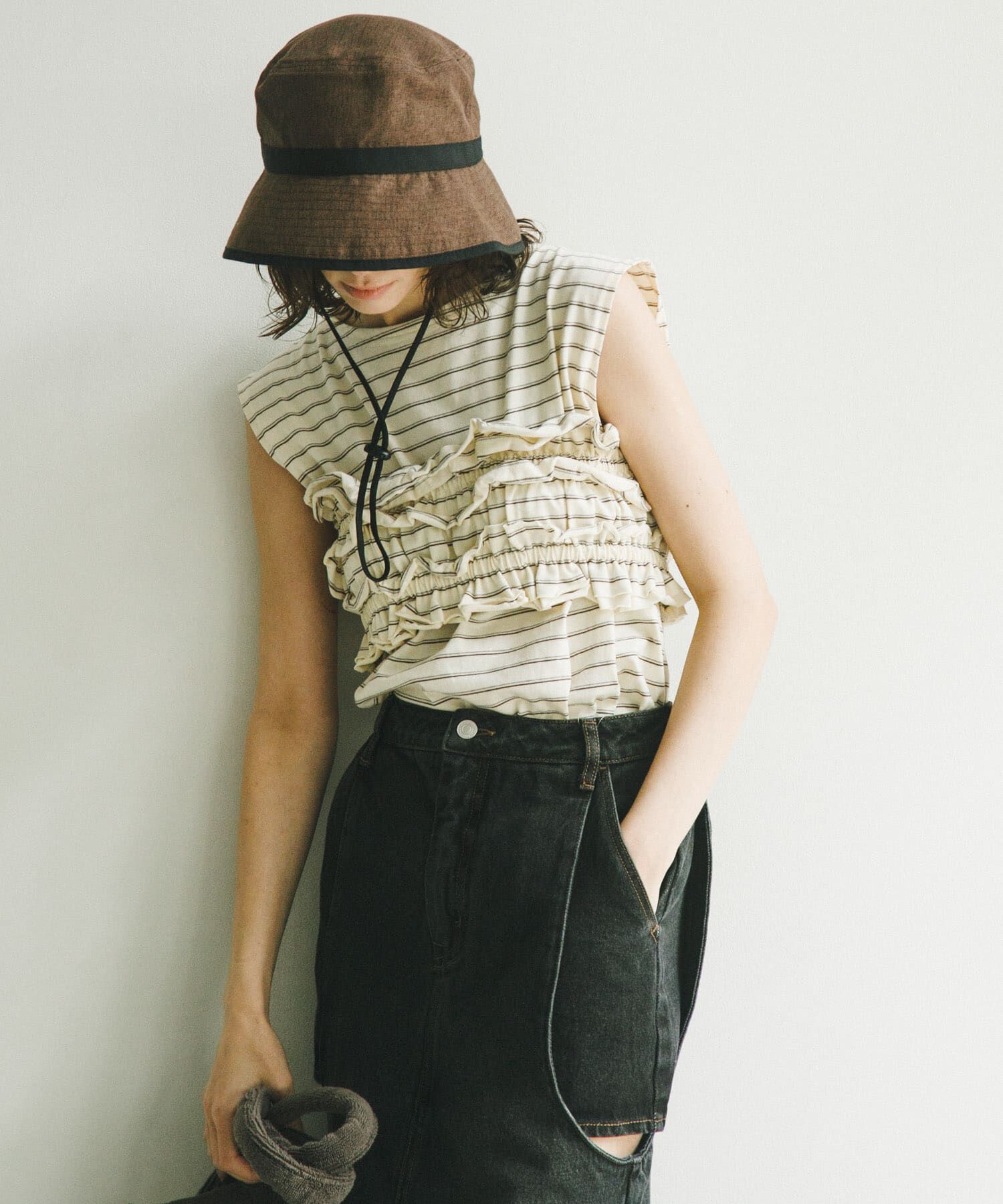 SENSE OF PLACE by URBAN RESEARCH「ボーダーカットビスチェセット」|Tシャツ・カットソー|