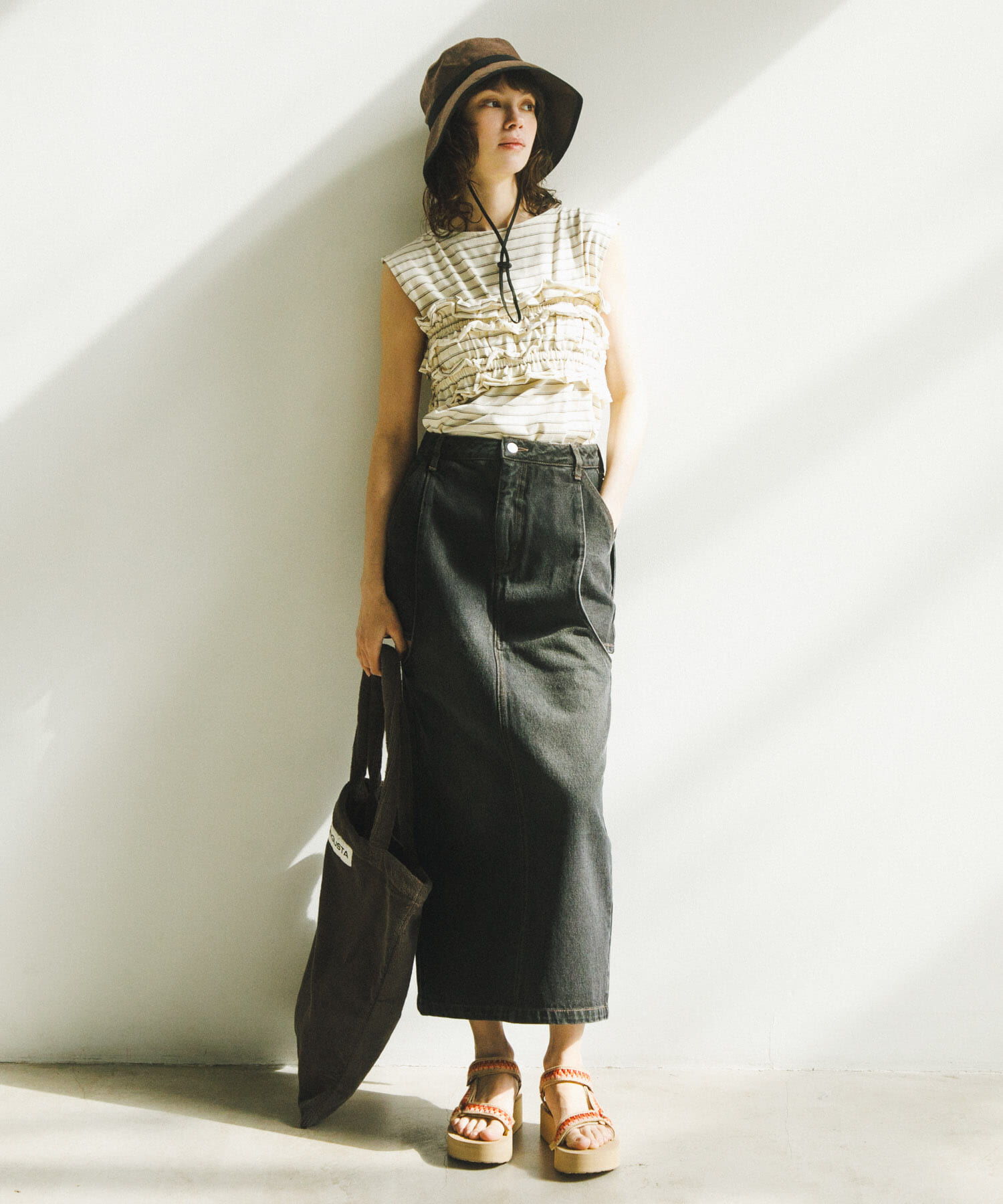 SENSE OF PLACE by URBAN RESEARCH「ボーダーカットビスチェセット」|Tシャツ・カットソー|