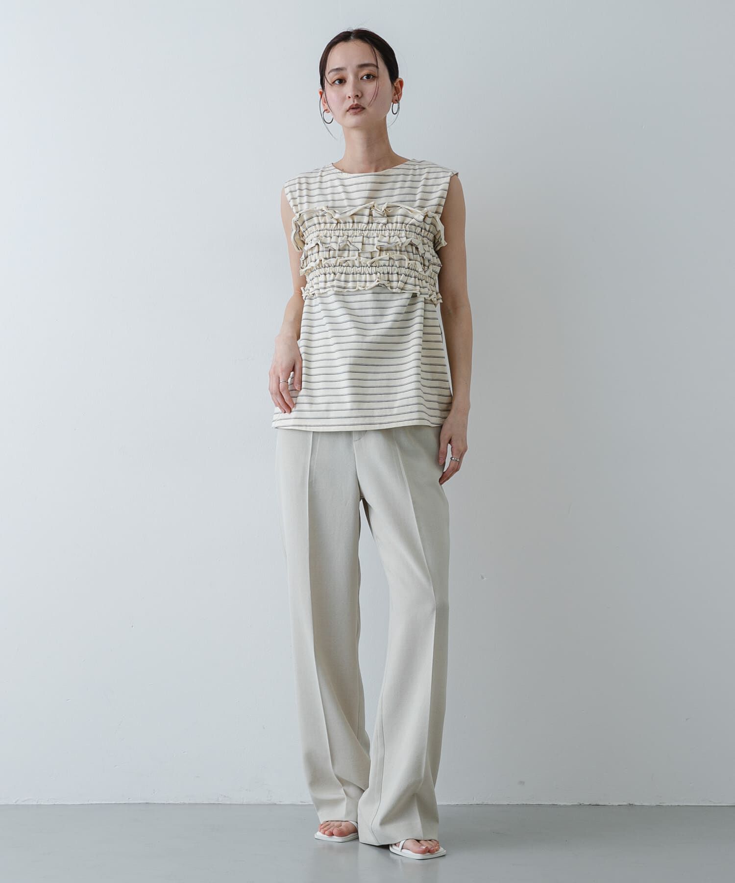 SENSE OF PLACE by URBAN RESEARCH「ボーダーカットビスチェセット」|Tシャツ・カットソー|