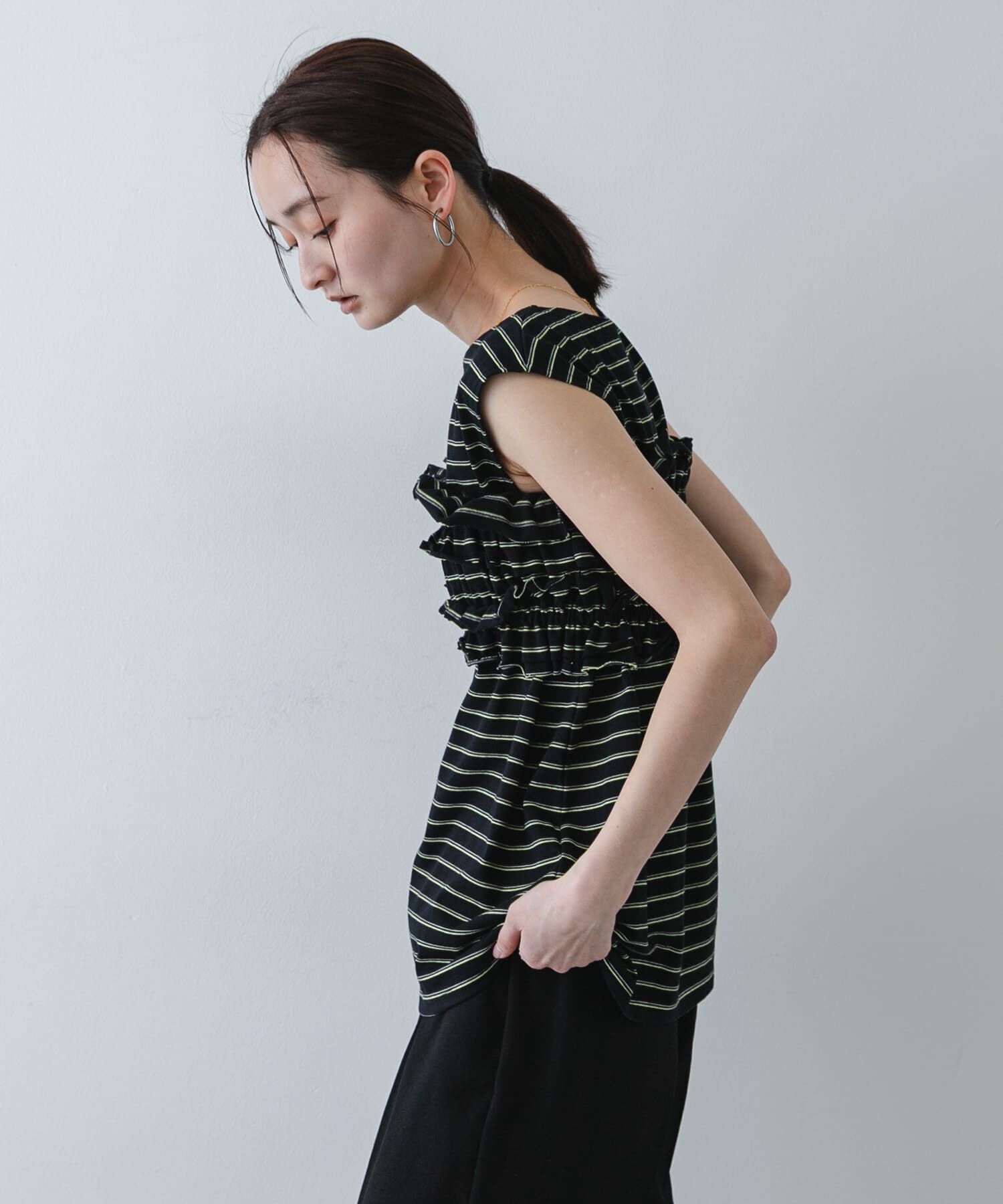 SENSE OF PLACE by URBAN RESEARCH「ボーダーカットビスチェセット」|Tシャツ・カットソー|