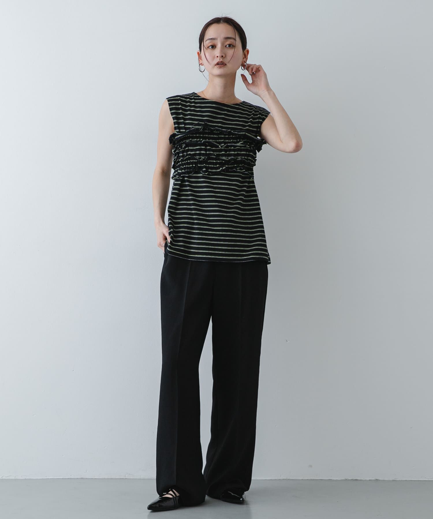 SENSE OF PLACE by URBAN RESEARCH「ボーダーカットビスチェセット」|Tシャツ・カットソー|