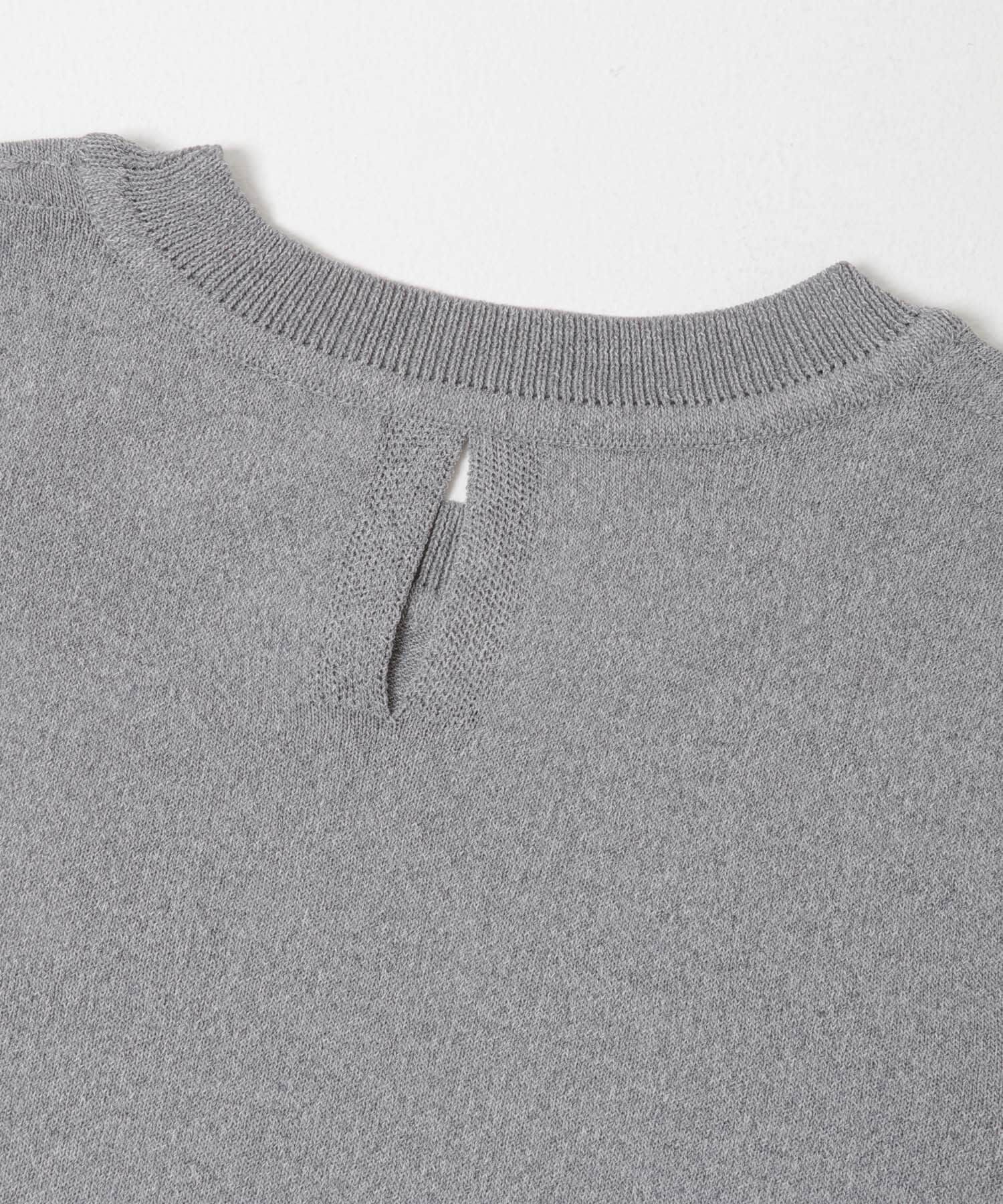 SENSE OF PLACE by URBAN RESEARCH「『洗濯可』プレートツキニットTシャツ(半袖)」|ニット・セーター|