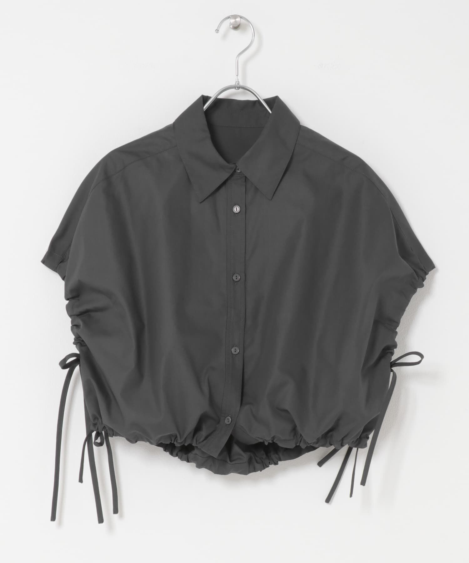 SENSE OF PLACE by URBAN RESEARCH「『イージーケア』クロップドギャザーシャツ」|シャツ・ブラウス|