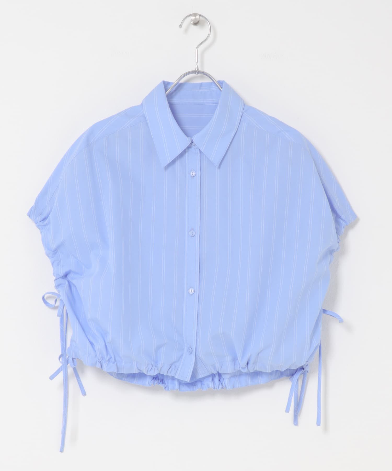 SENSE OF PLACE by URBAN RESEARCH「『イージーケア』クロップドギャザーシャツ」|シャツ・ブラウス|