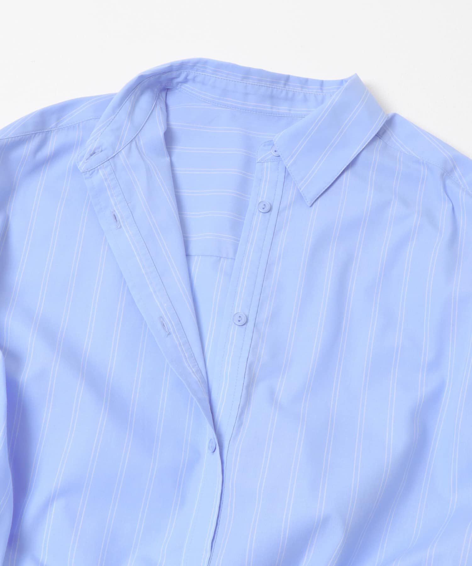 SENSE OF PLACE by URBAN RESEARCH「『イージーケア』クロップドギャザーシャツ」|シャツ・ブラウス|