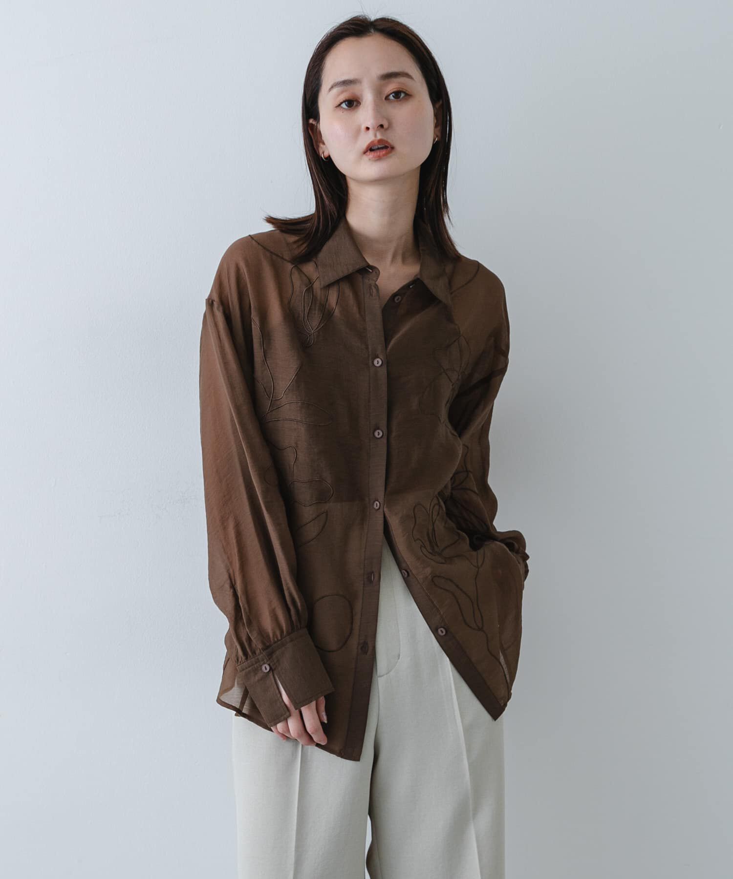 SENSE OF PLACE by URBAN RESEARCH「シシュウシアーシャツ」|シャツ・ブラウス|