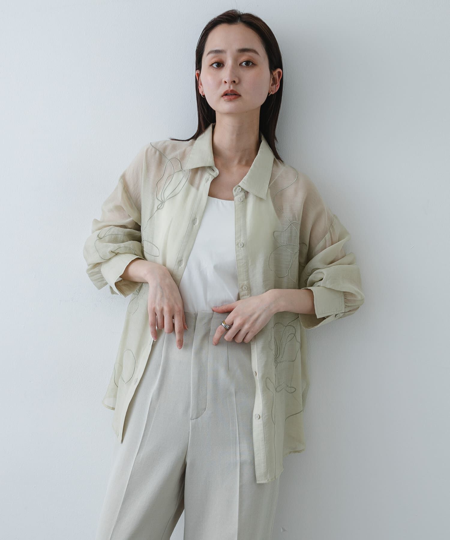 SENSE OF PLACE by URBAN RESEARCH「シシュウシアーシャツ」|シャツ・ブラウス|