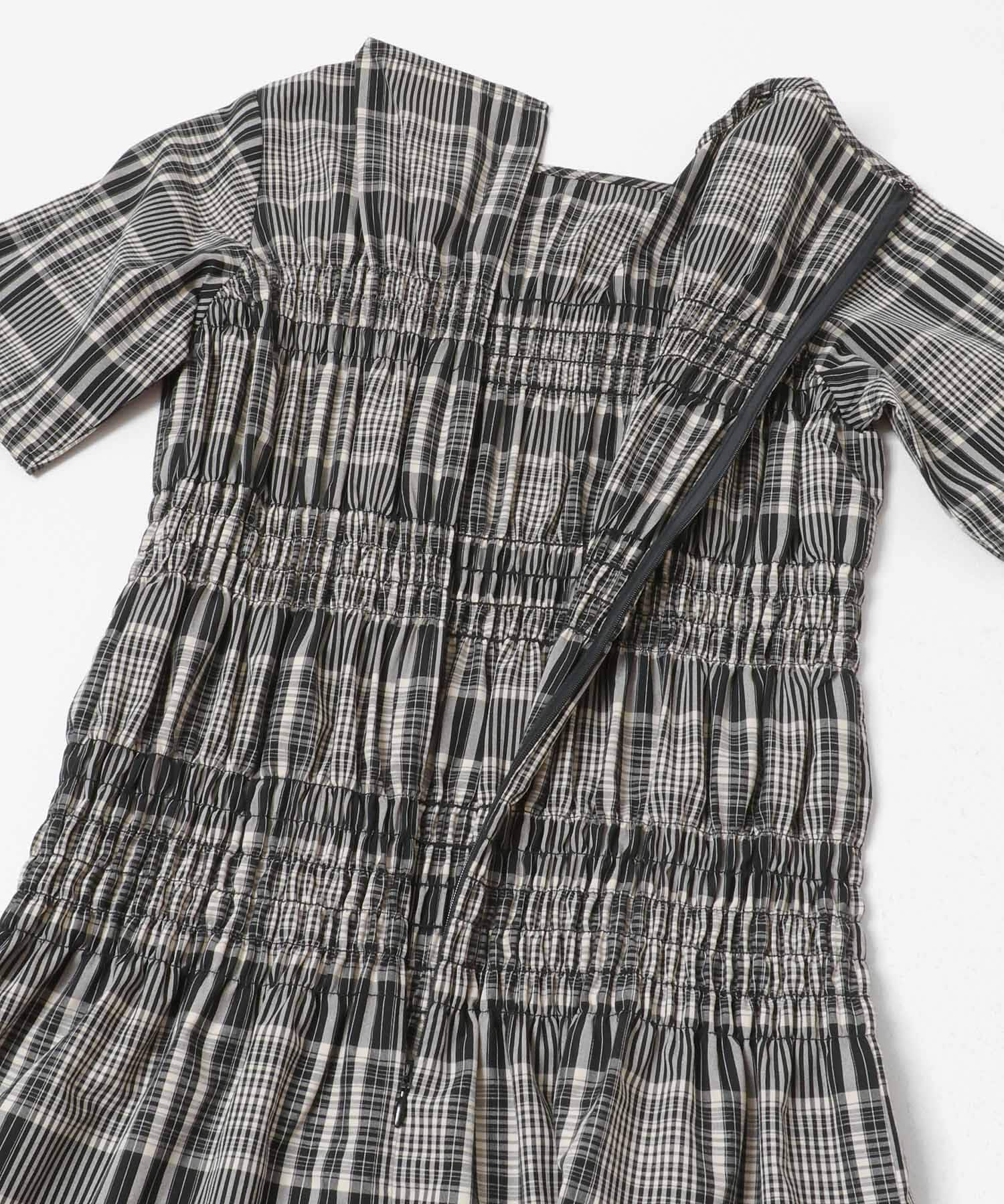 SENSE OF PLACE by URBAN RESEARCH「チェックシャーリングワンピース」|ワンピース|