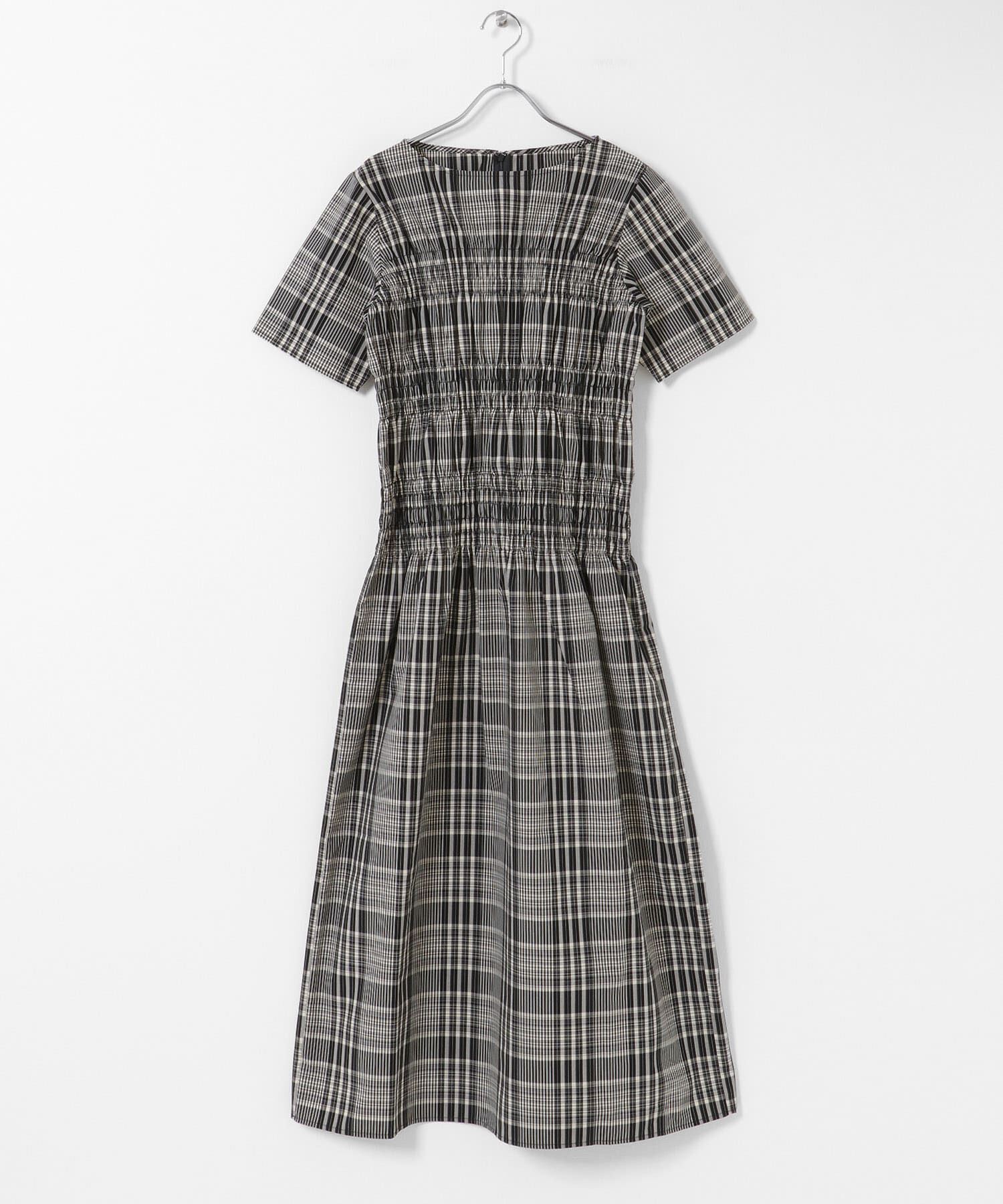 SENSE OF PLACE by URBAN RESEARCH「チェックシャーリングワンピース」|ワンピース|