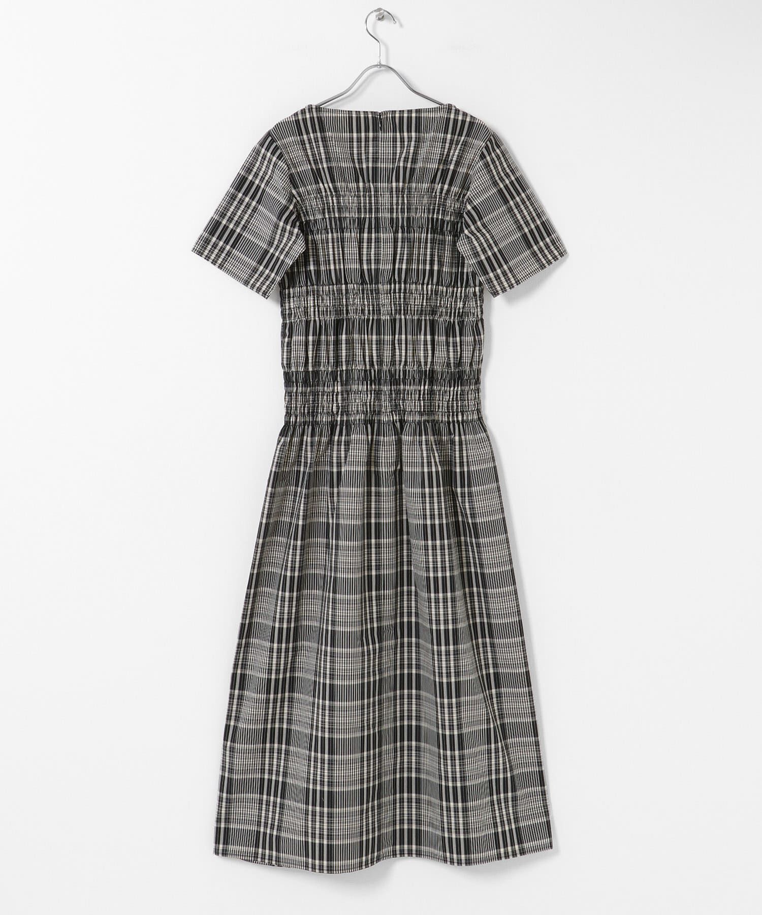 SENSE OF PLACE by URBAN RESEARCH「チェックシャーリングワンピース」|ワンピース|