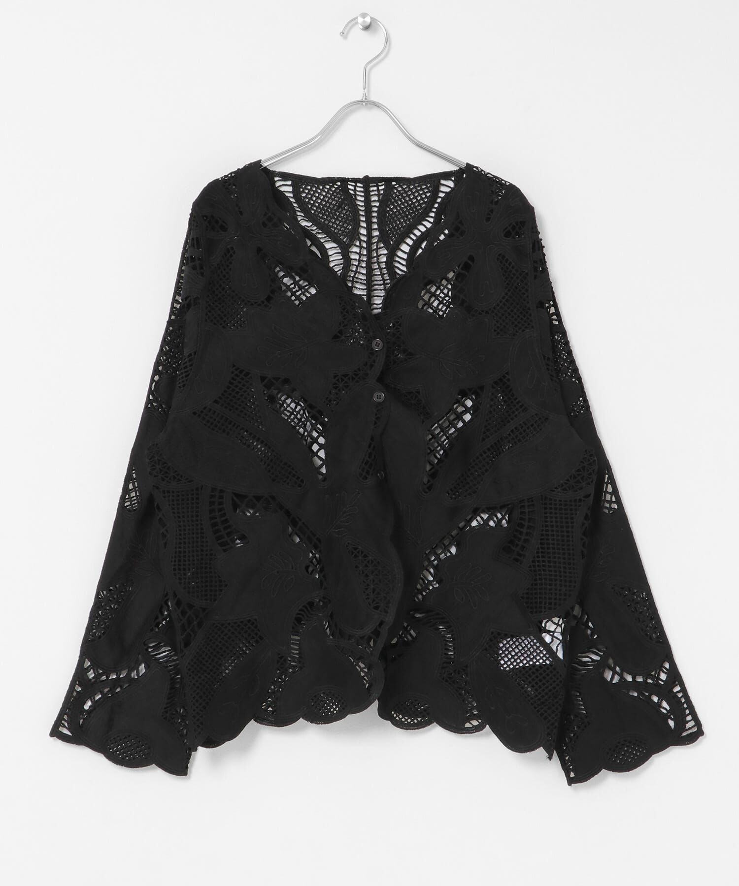 SENSE OF PLACE by URBAN RESEARCH「ノーカラーレースジャケット」|ノーカラージャケット|