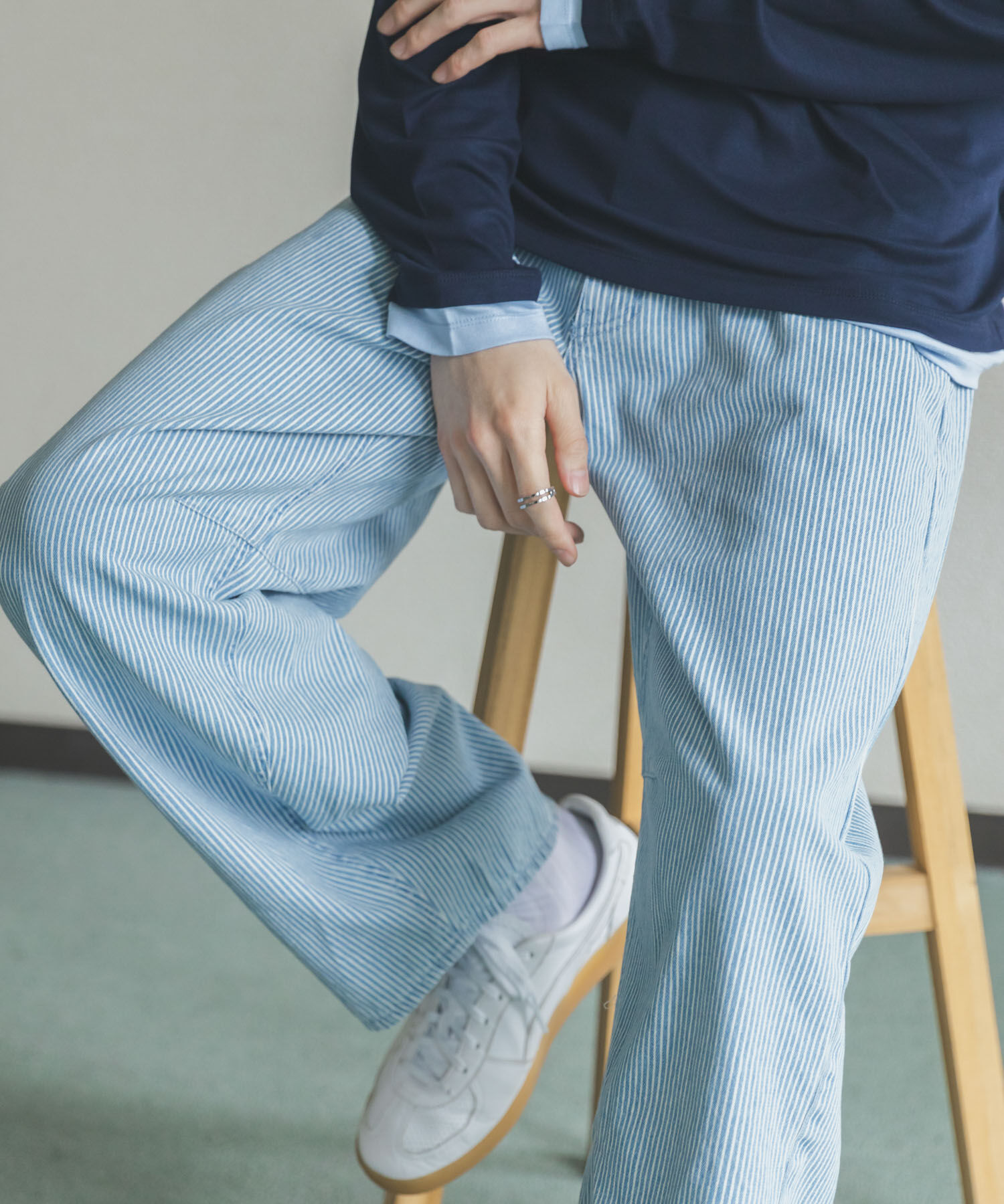 SENSE OF PLACE by URBAN RESEARCH「アソートバレルレッグデニムパンツ」|デニム|ブルー系その他