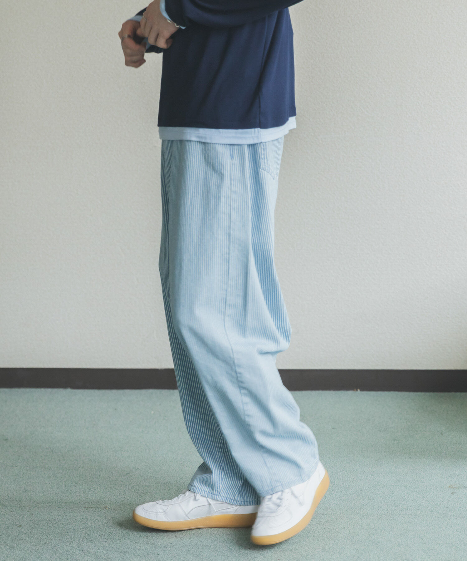 SENSE OF PLACE by URBAN RESEARCH「アソートバレルレッグデニムパンツ」|デニム|