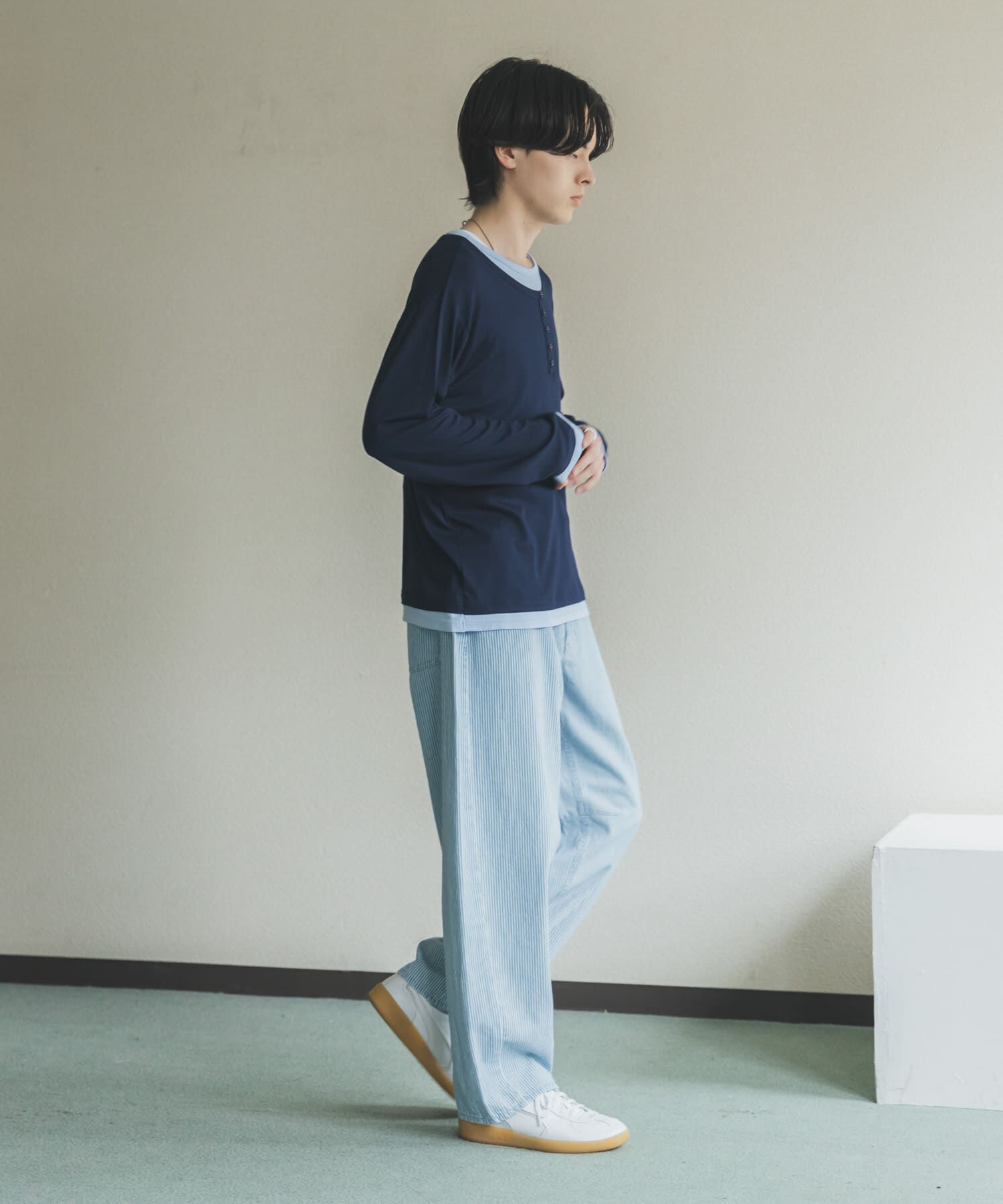 SENSE OF PLACE by URBAN RESEARCH「アソートバレルレッグデニムパンツ」|デニム|