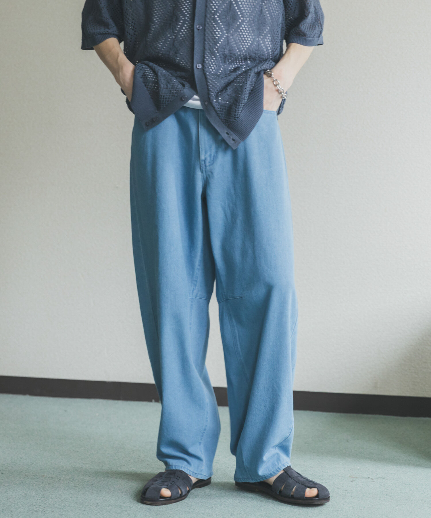 SENSE OF PLACE by URBAN RESEARCH「アソートバレルレッグデニムパンツ」|デニム|