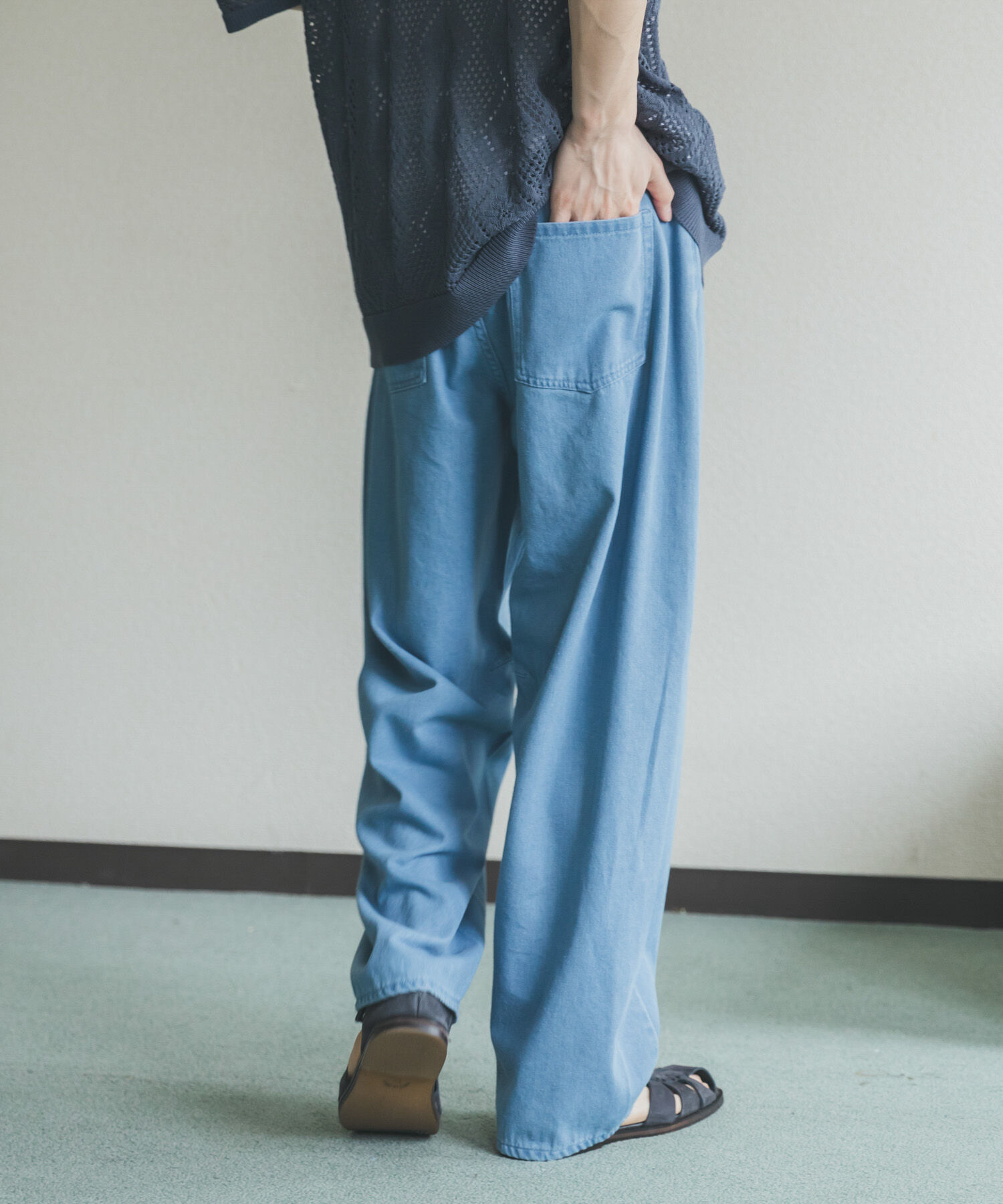 SENSE OF PLACE by URBAN RESEARCH「アソートバレルレッグデニムパンツ」|デニム|