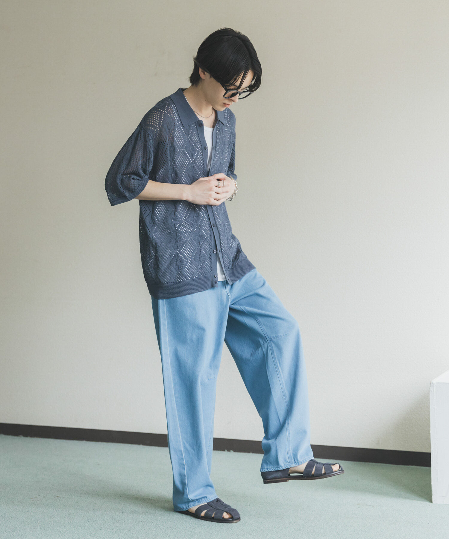 SENSE OF PLACE by URBAN RESEARCH「アソートバレルレッグデニムパンツ」|デニム|