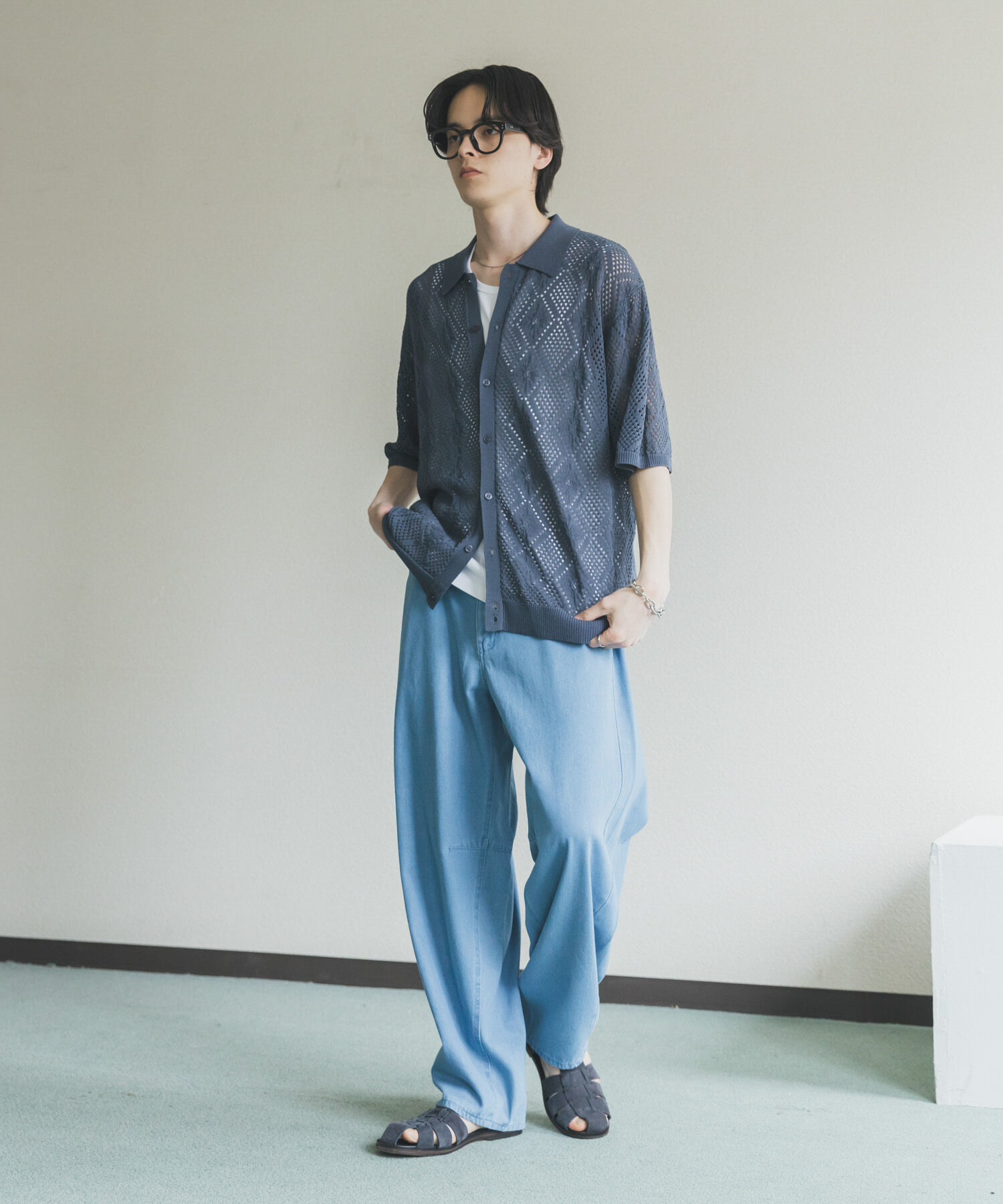 SENSE OF PLACE by URBAN RESEARCH「アソートバレルレッグデニムパンツ」|デニム|