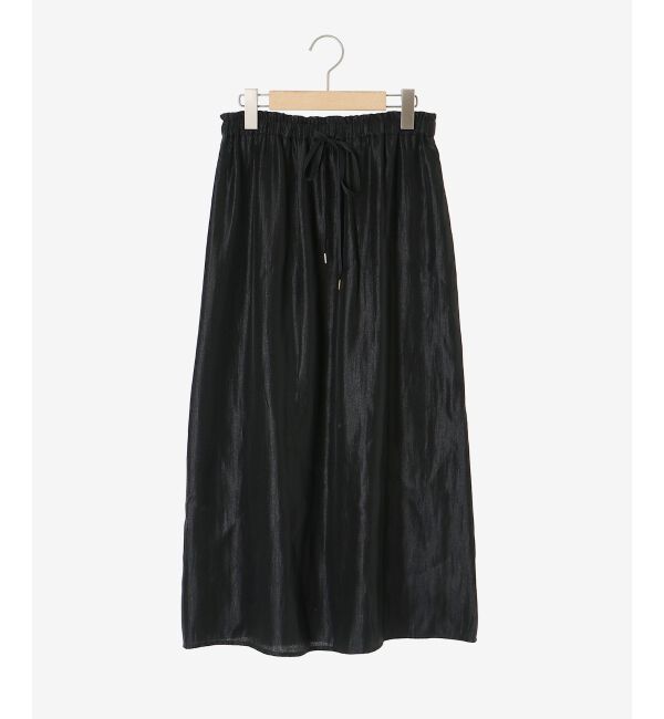 le.coeur blanc「ソフトグリッターナロースカート」|スカート|