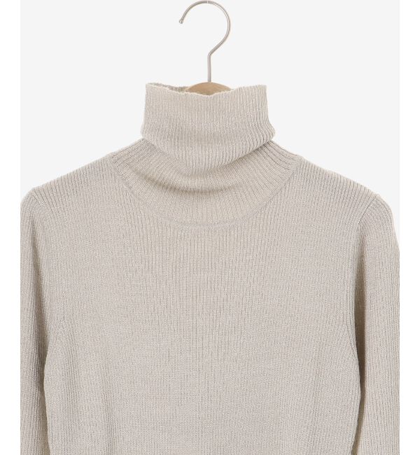 le.coeur blanc「リブタートルニット」|ニット・セーター|