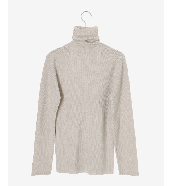 le.coeur blanc「リブタートルニット」|ニット・セーター|