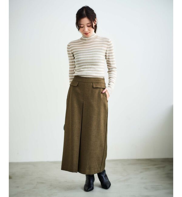 le.coeur blanc「リブタートルニット」|ニット・セーター|