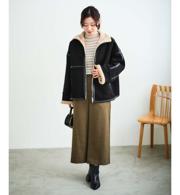 le.coeur blanc「リブタートルニット」|ニット・セーター|