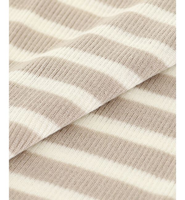 le.coeur blanc「リブタートルニット」|ニット・セーター|