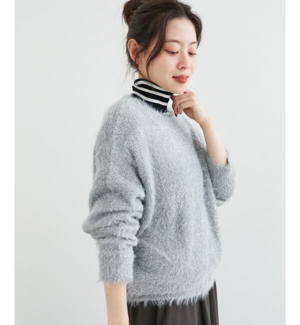 le.coeur blanc「リブタートルニット」|ニット・セーター|