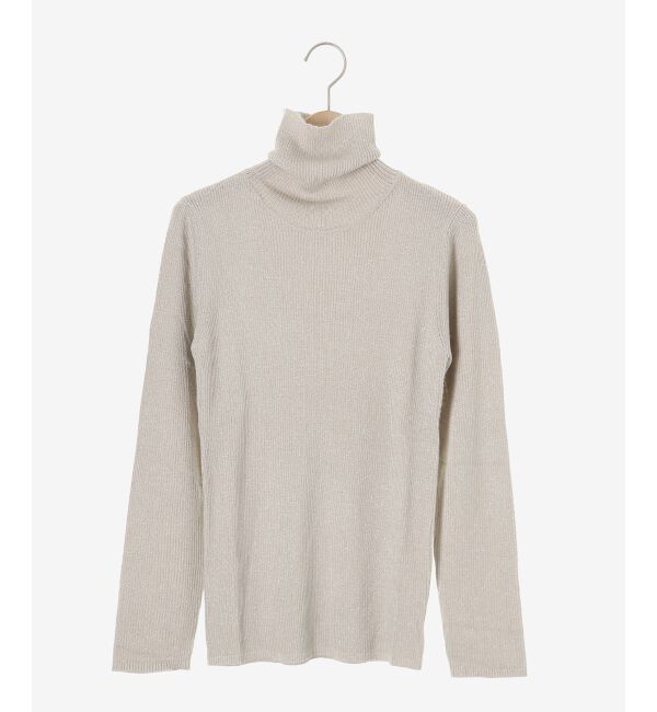 le.coeur blanc「リブタートルニット」|ニット・セーター|