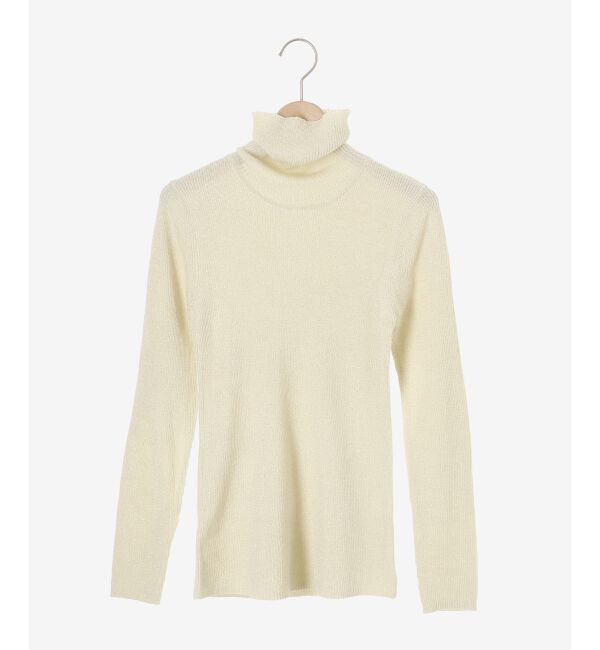 le.coeur blanc「リブタートルニット」|ニット・セーター|