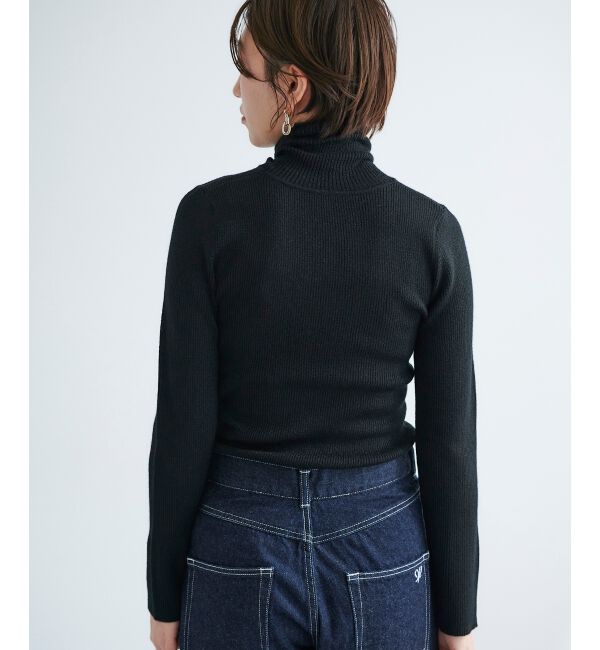 le.coeur blanc「リブタートルニット」|ニット・セーター|